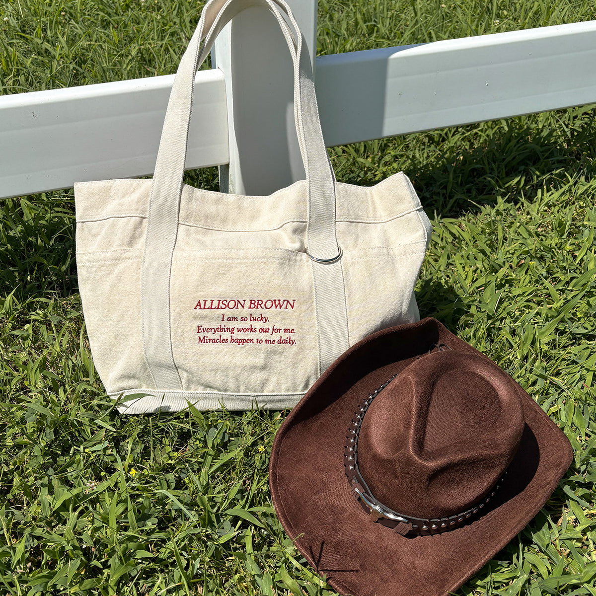 ALLISON BROWN Message Tote Bag – ALLISON BROWN