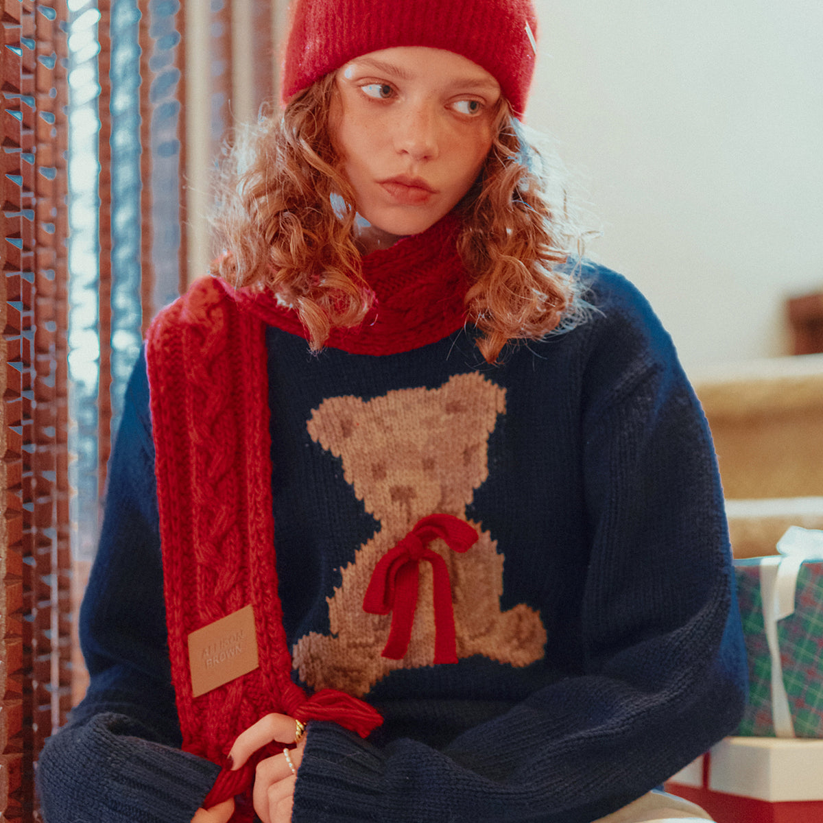 Warm Hug Bear Knit Top – ALLISON BROWN
