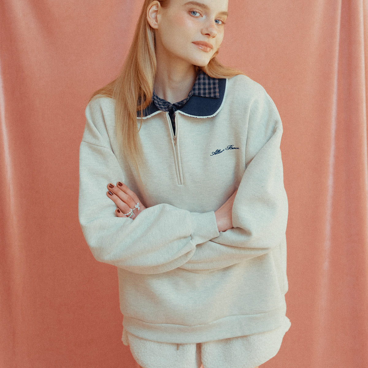 Classic Collar Sweatshirt – ALLISON BROWN