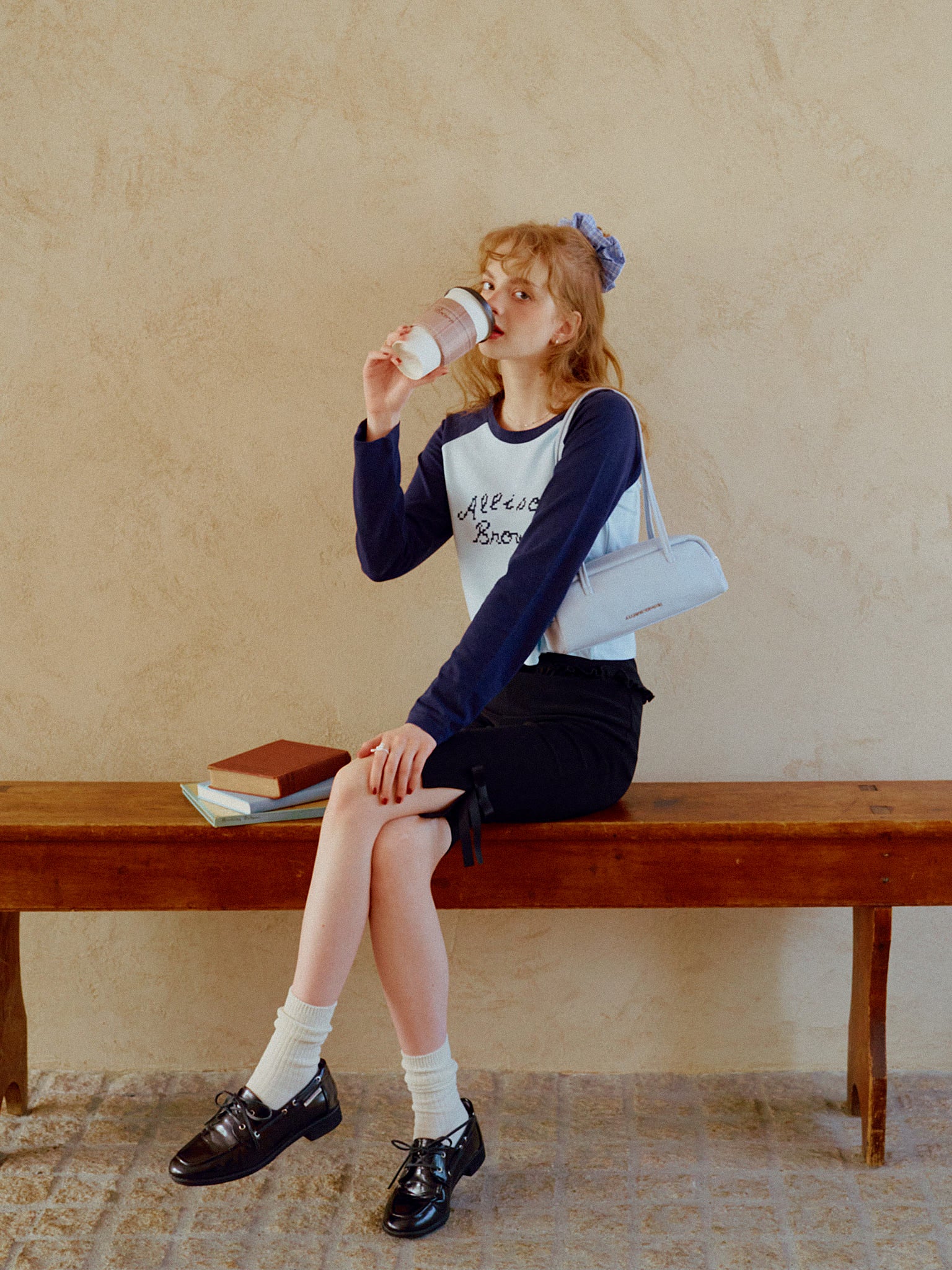 Baby Blue×Navy