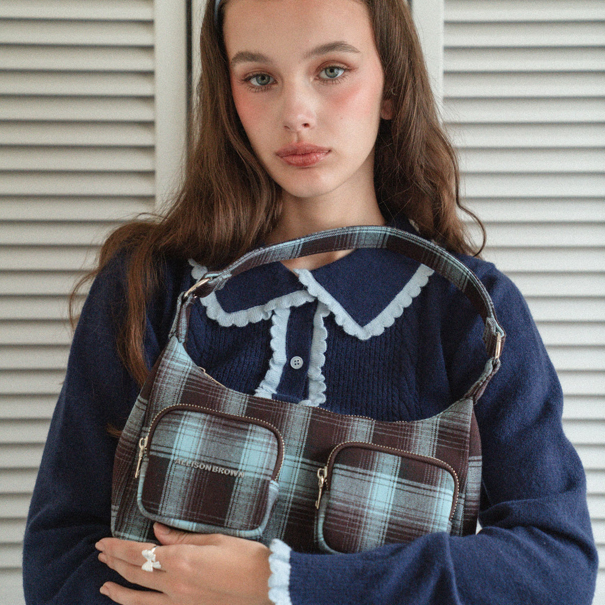 Everyday Check Shoulder Bag – ALLISON BROWN