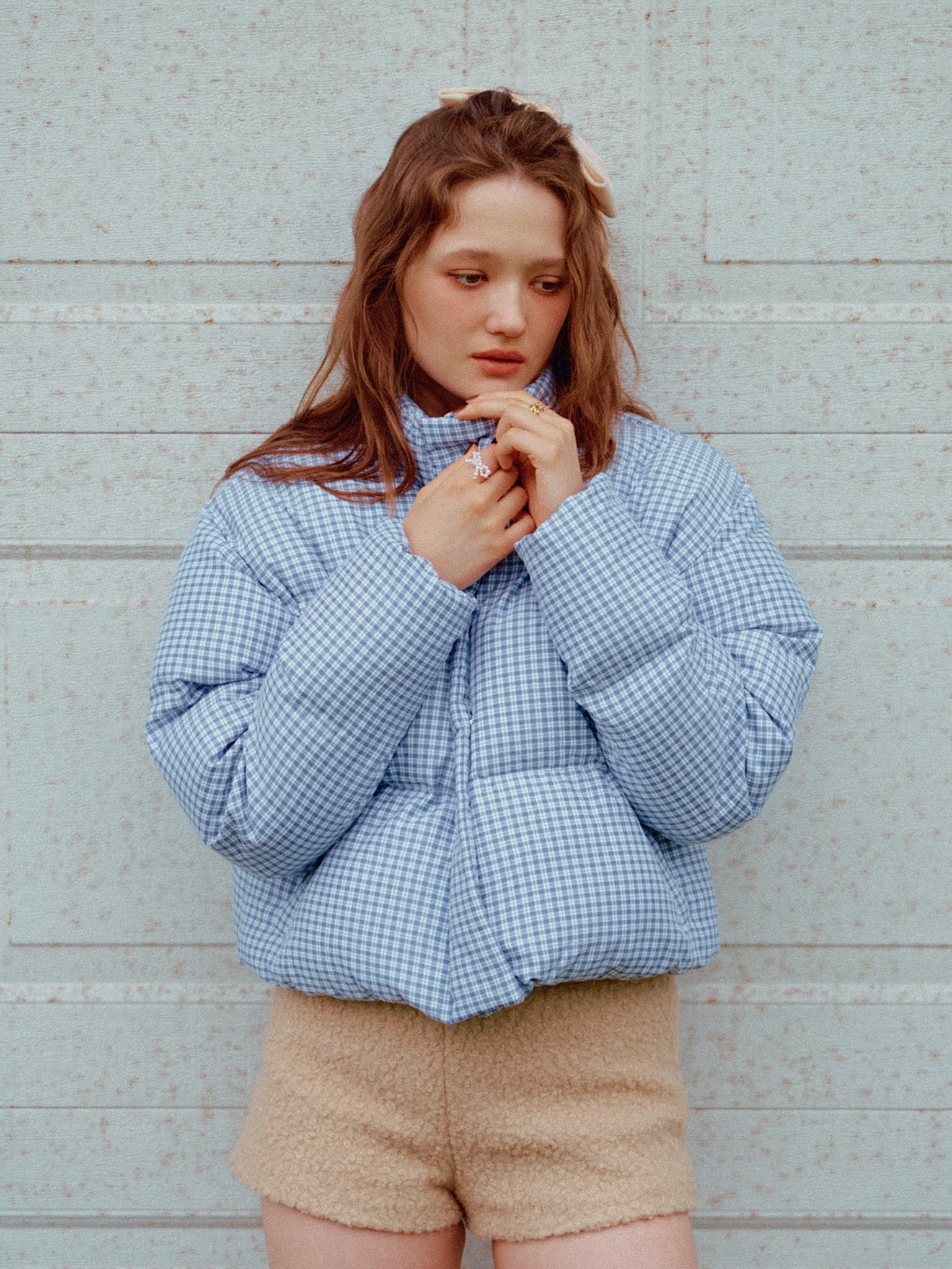 Cuddle Ginghamcheck Puffer Jacket – ALLISON BROWN