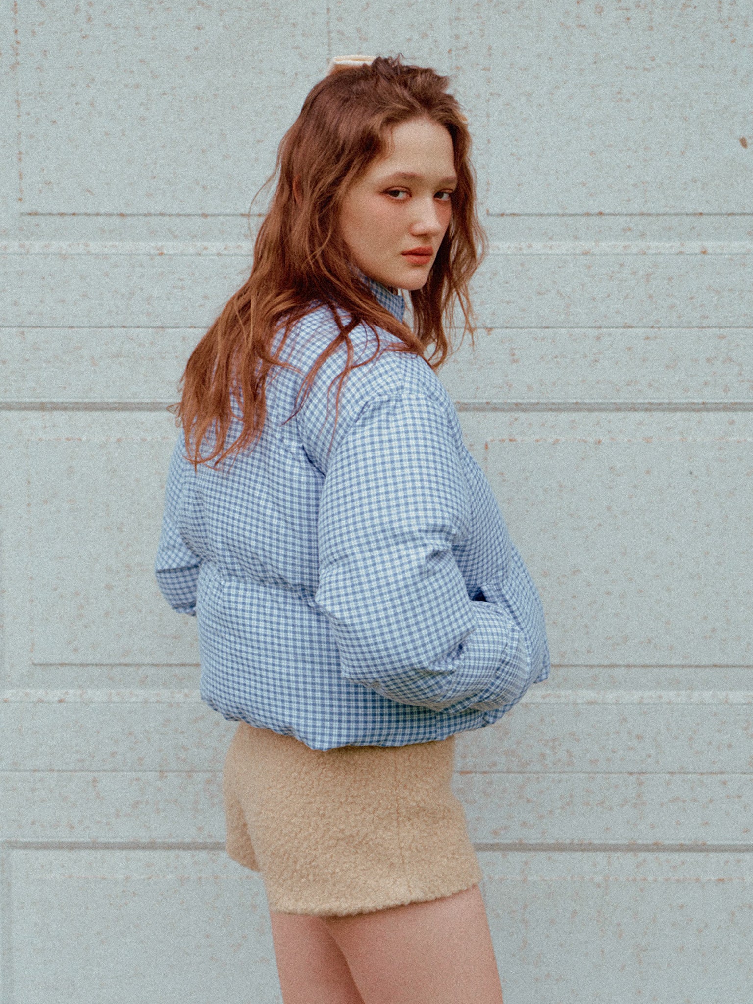 Cuddle Ginghamcheck Puffer Jacket – ALLISON BROWN