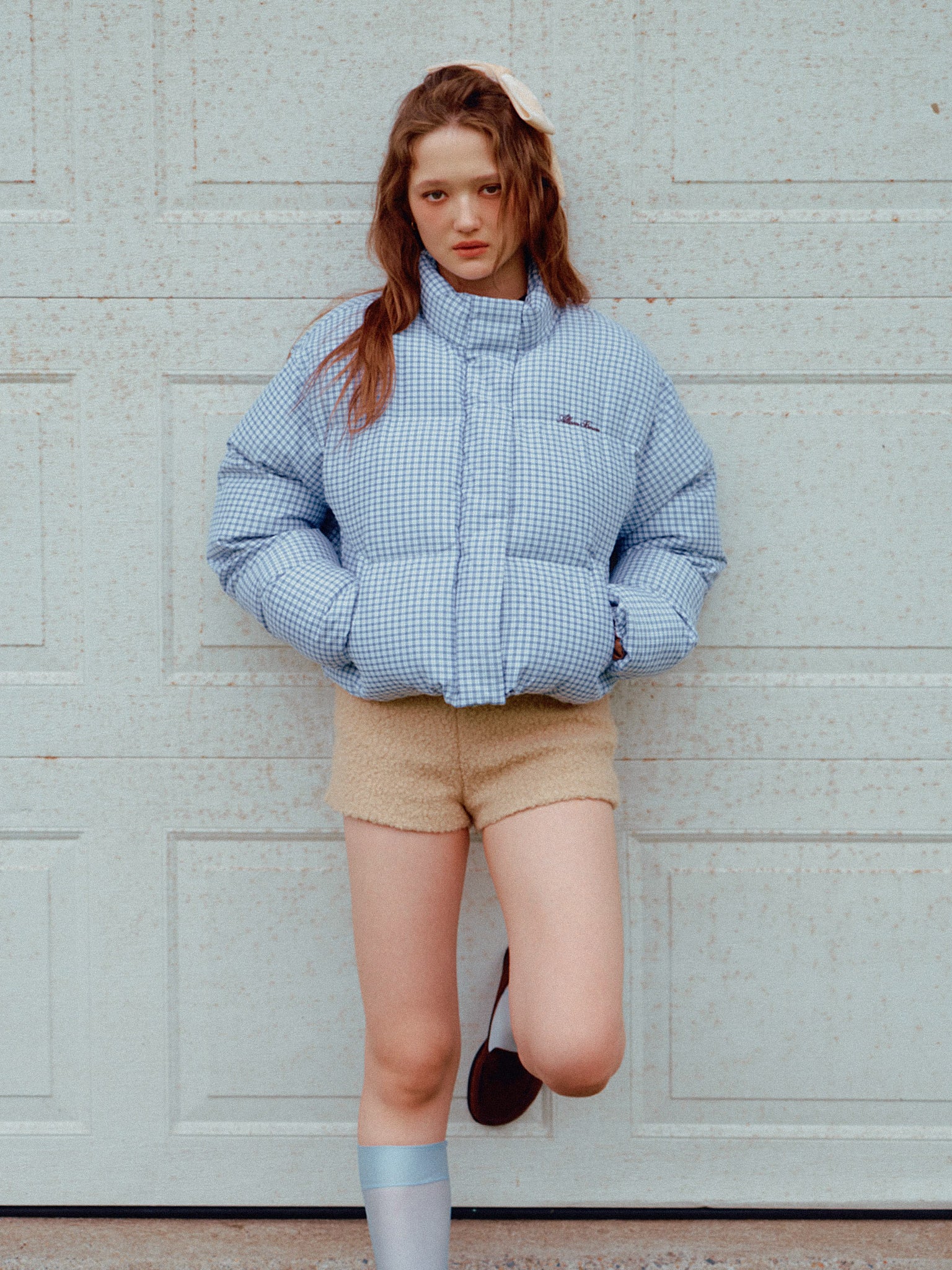 Cuddle Ginghamcheck Puffer Jacket – ALLISON BROWN
