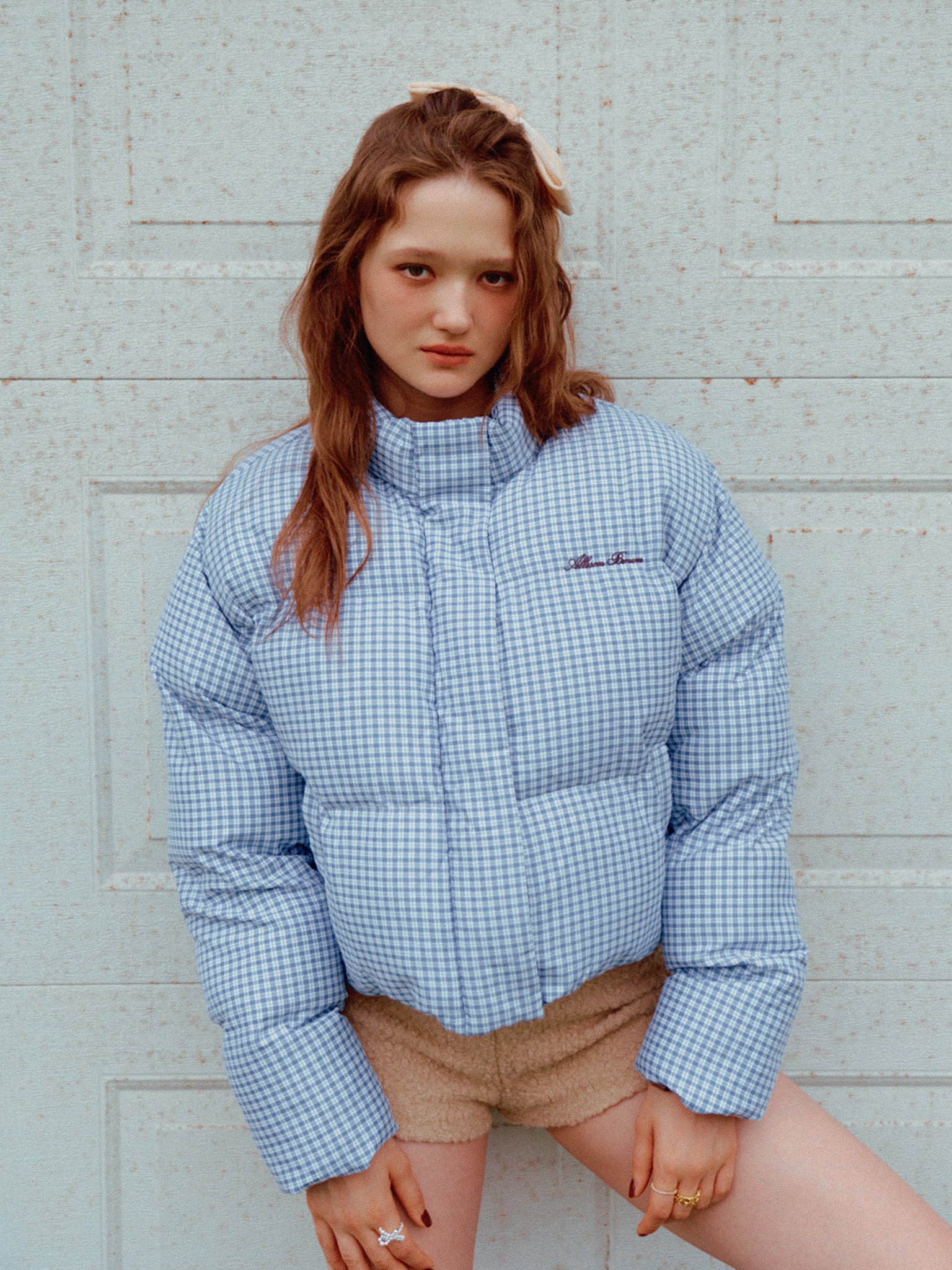 Cuddle Ginghamcheck Puffer Jacket – ALLISON BROWN