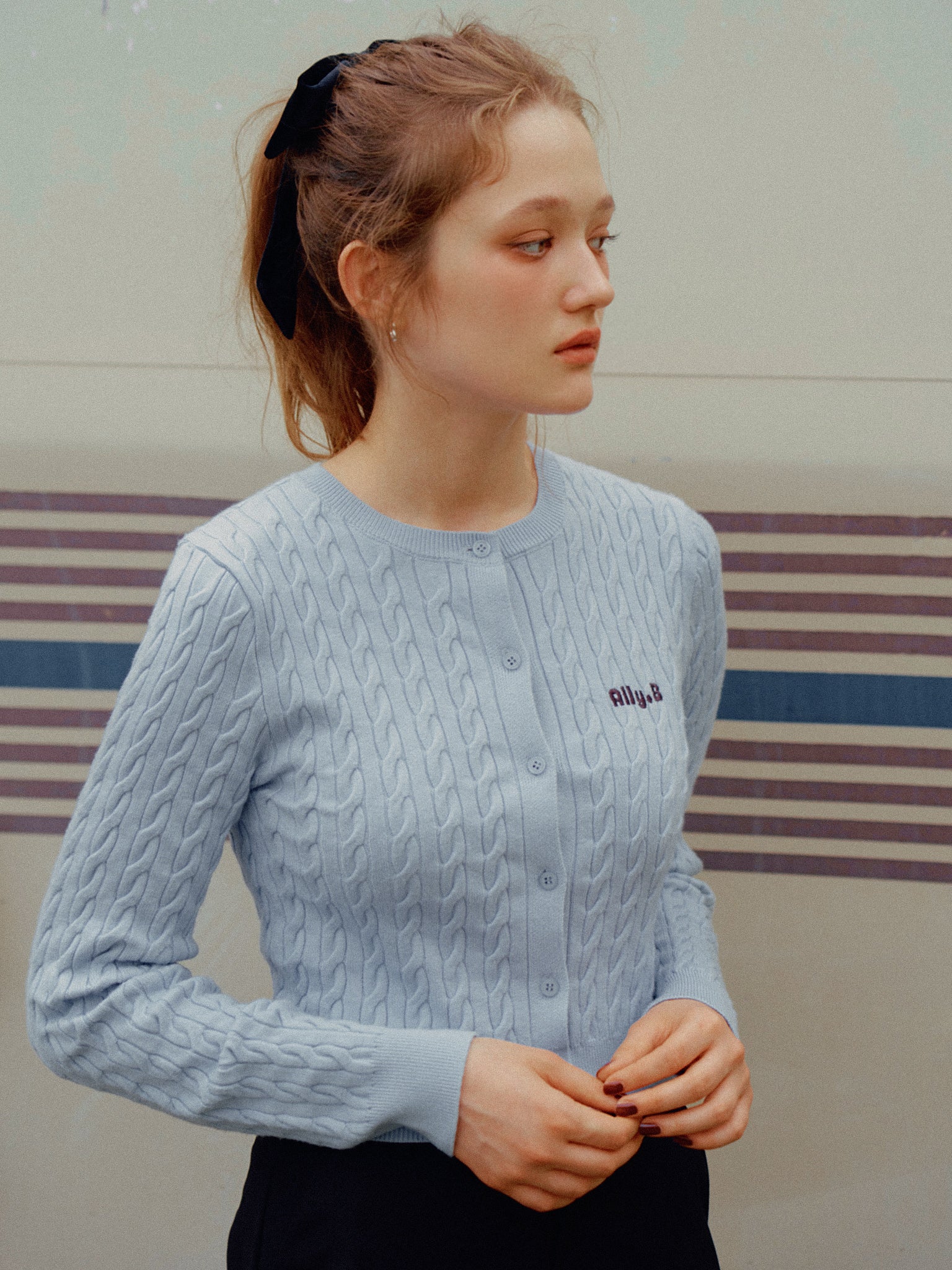 Ally.B Cable Knit Cardigan – ALLISON BROWN