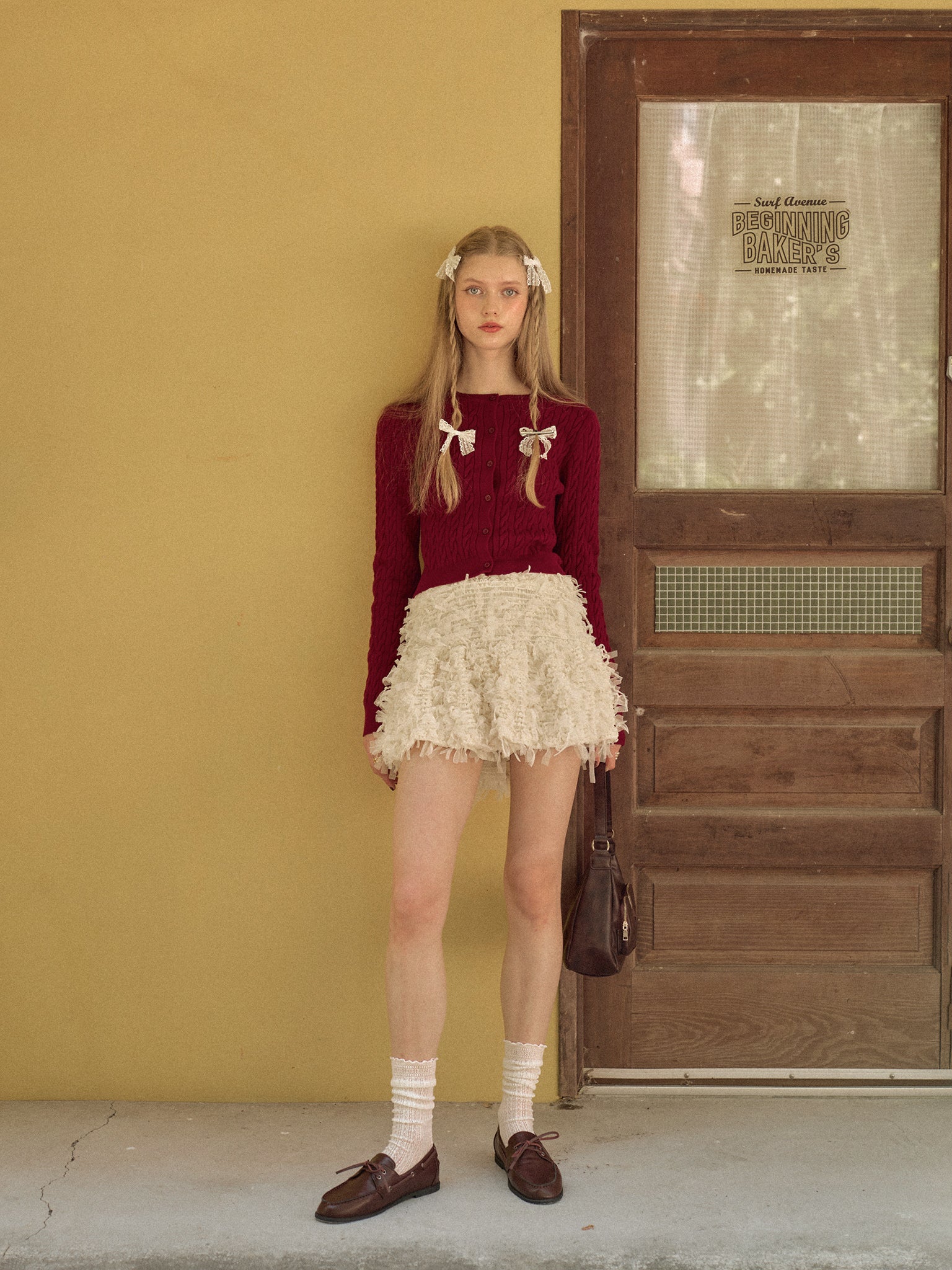 Ally.B Cable Knit Cardigan – ALLISON BROWN