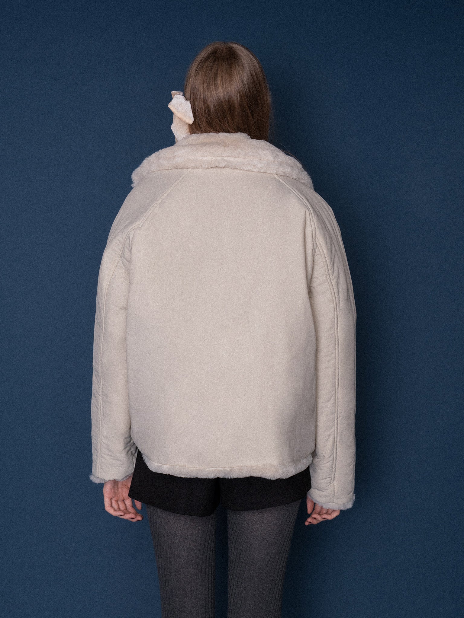 Fluffy Reversible Fur Coat – ALLISON BROWN