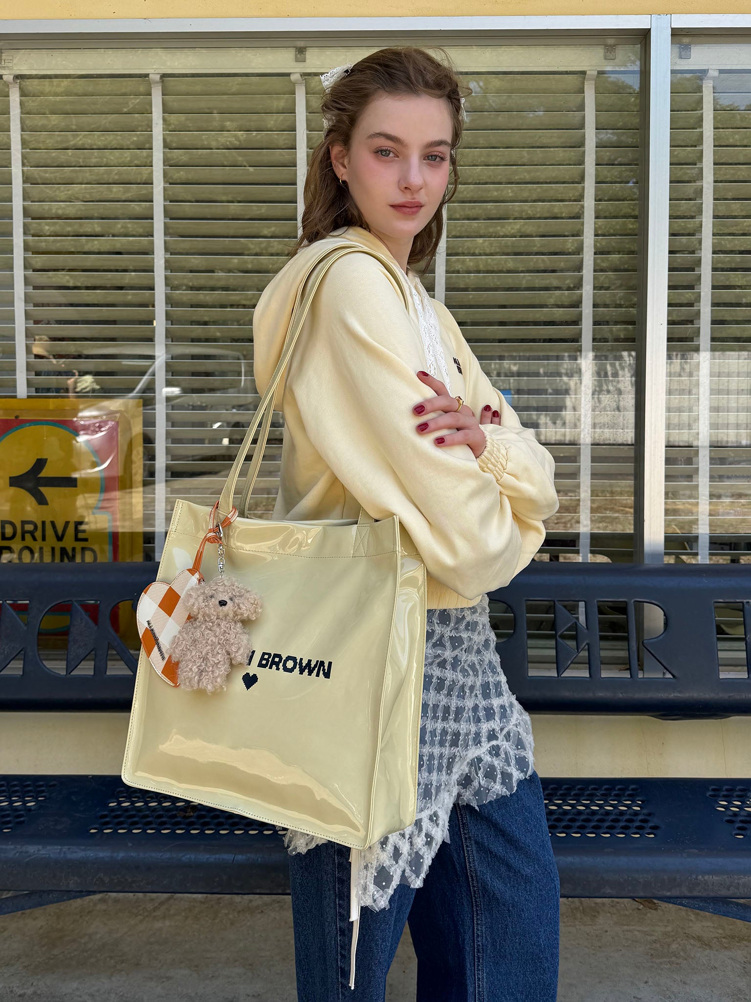 Beloved Patent Leather Tote Bag – ALLISON BROWN