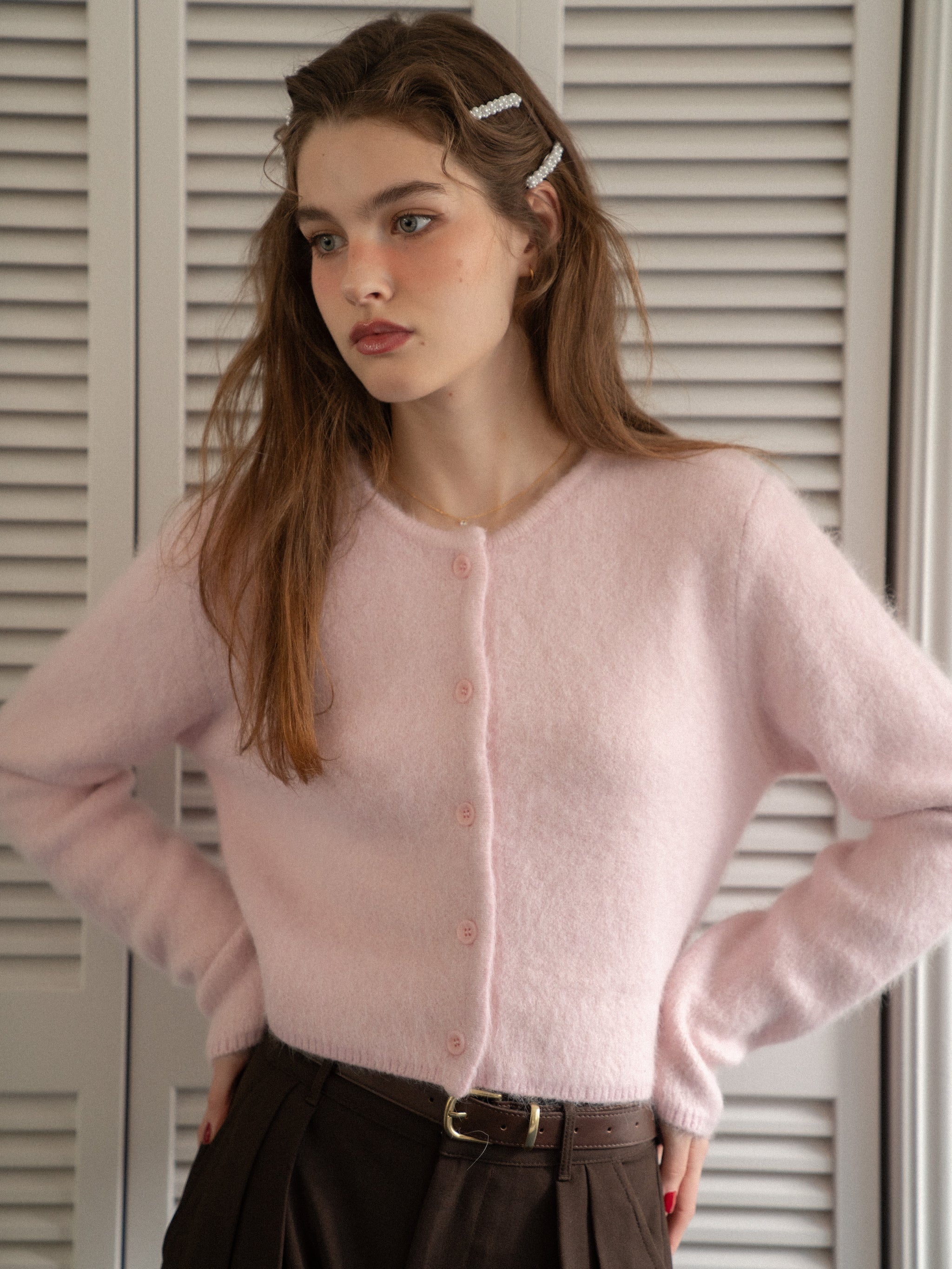 Fluffy Knit Cardigan – ALLISON BROWN