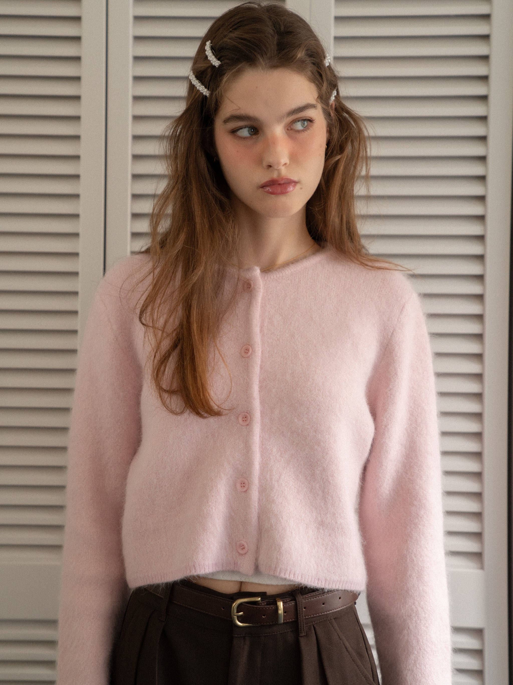 Fluffy Knit Cardigan – ALLISON BROWN