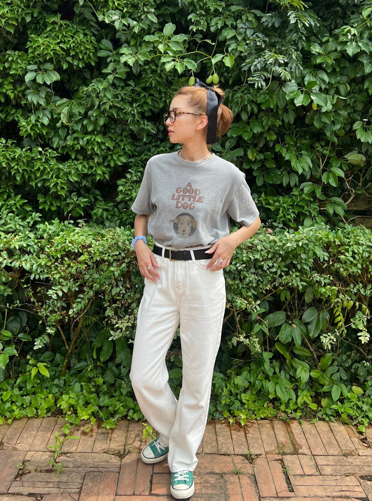 White High-waisted Jeans