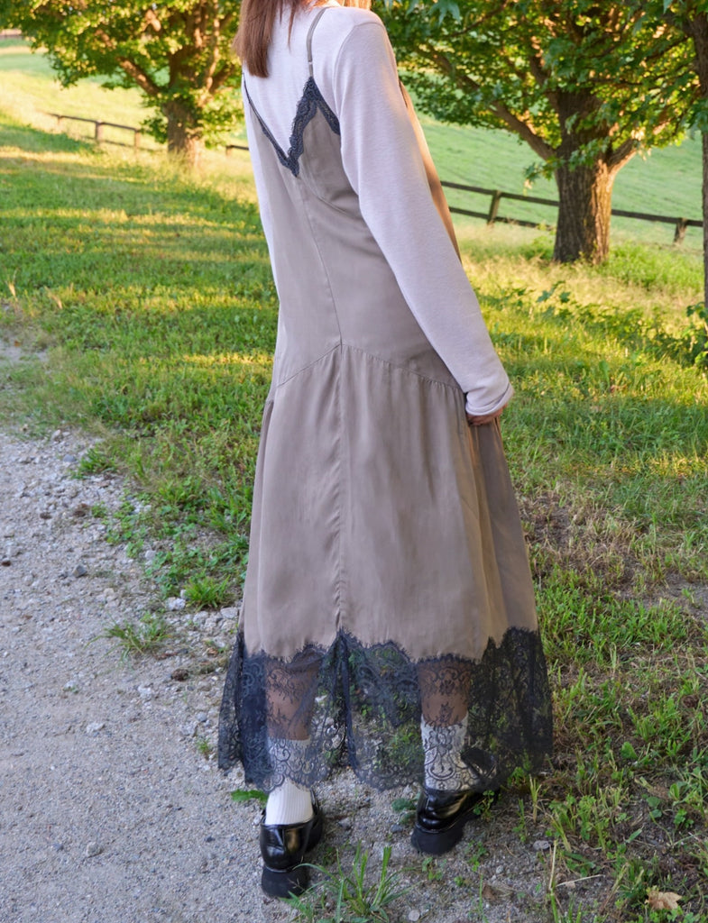 Vintage Lace Long Dress