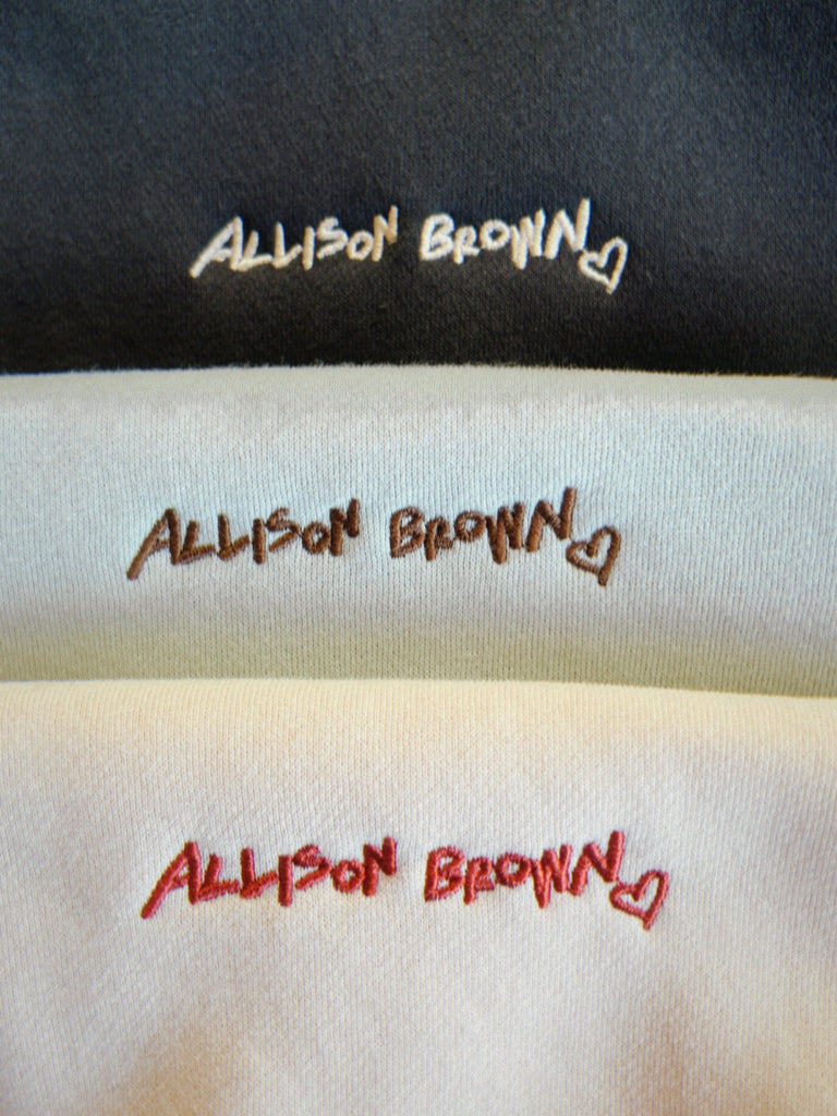 ALLISON BROWN Embroidered Sweatshirt – ALLISON BROWN
