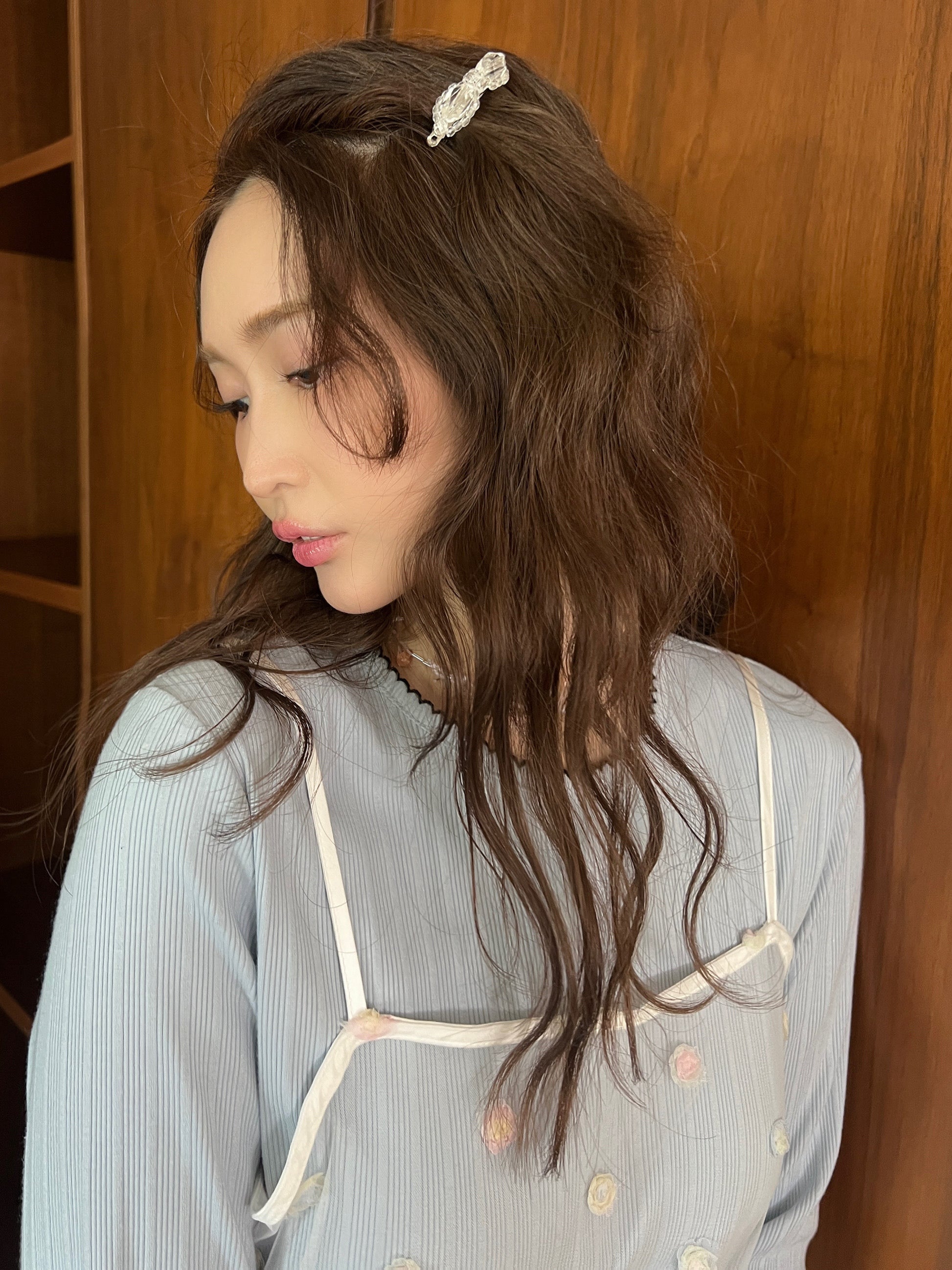 TWINKLE BEADS BARRETTE ２個　アリソンブラウン　紗栄子 アリソンブラウン TWINKLE BEADS BARRETTE 紗栄子 - メルカリ