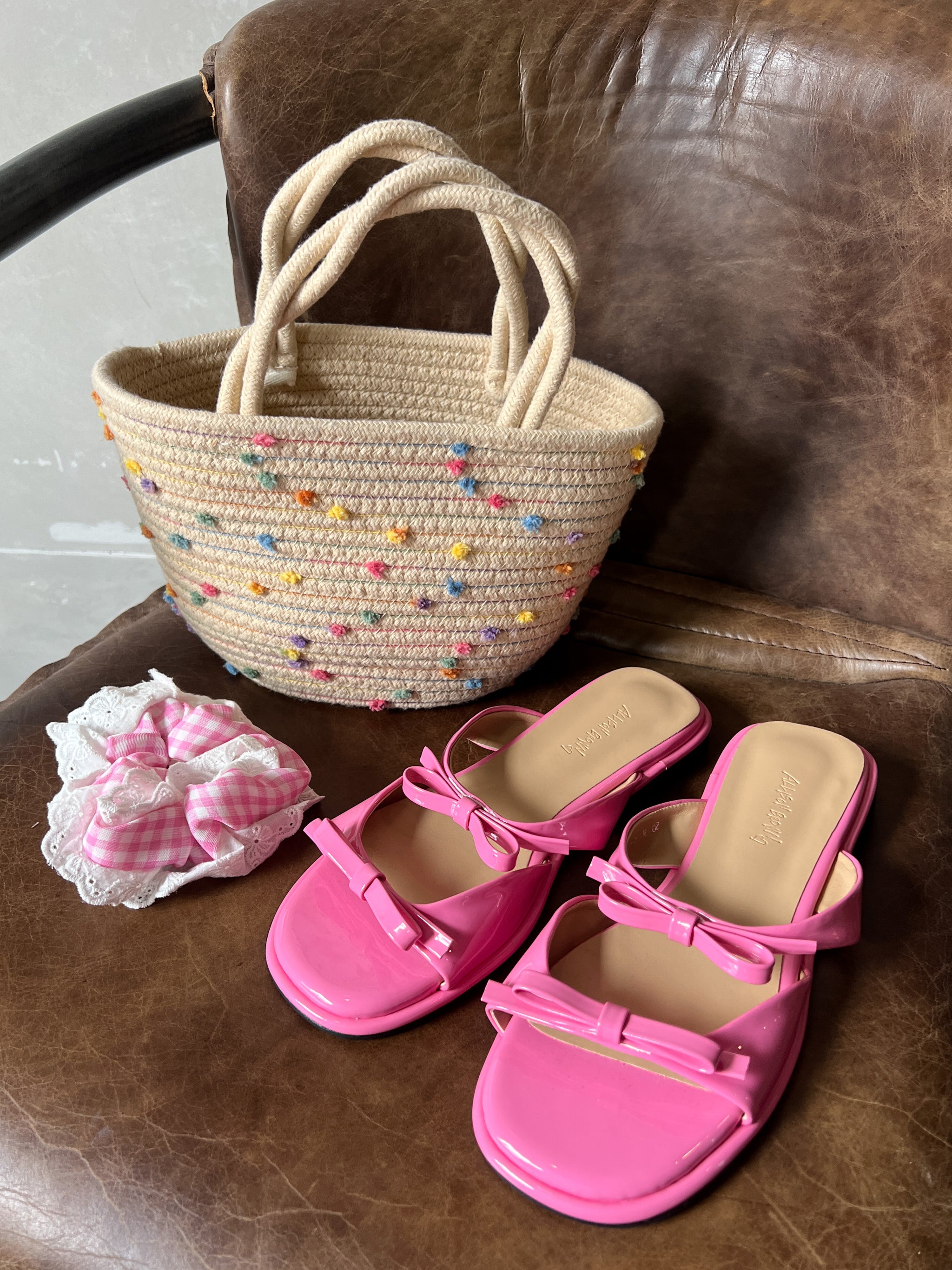 Double Ribbon Sandals – ALLISON BROWN