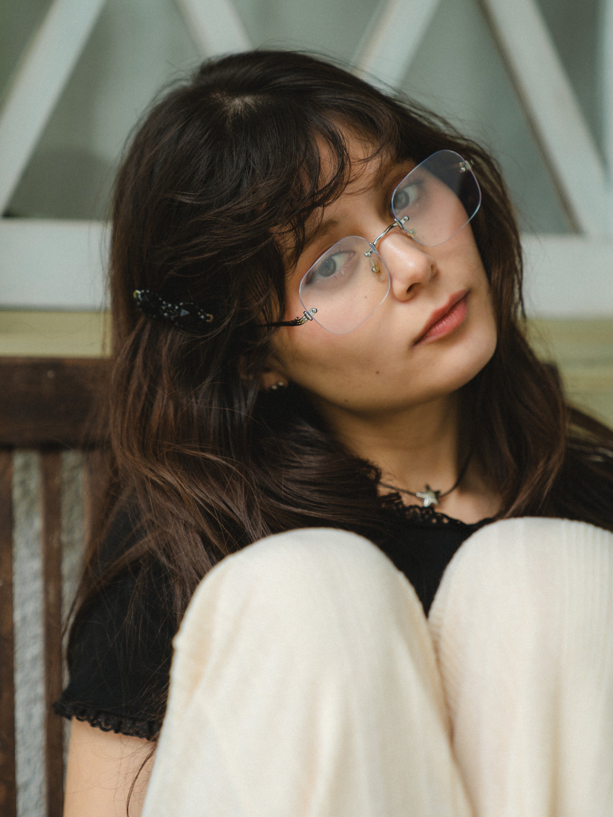 ハッシュニュアンス　＜亀恭子さんコラボ＞ラウンドフリルタフタブルゾン サイズ1 セレモニーにも】ラウンドフリルタフタブルゾン / #Newans