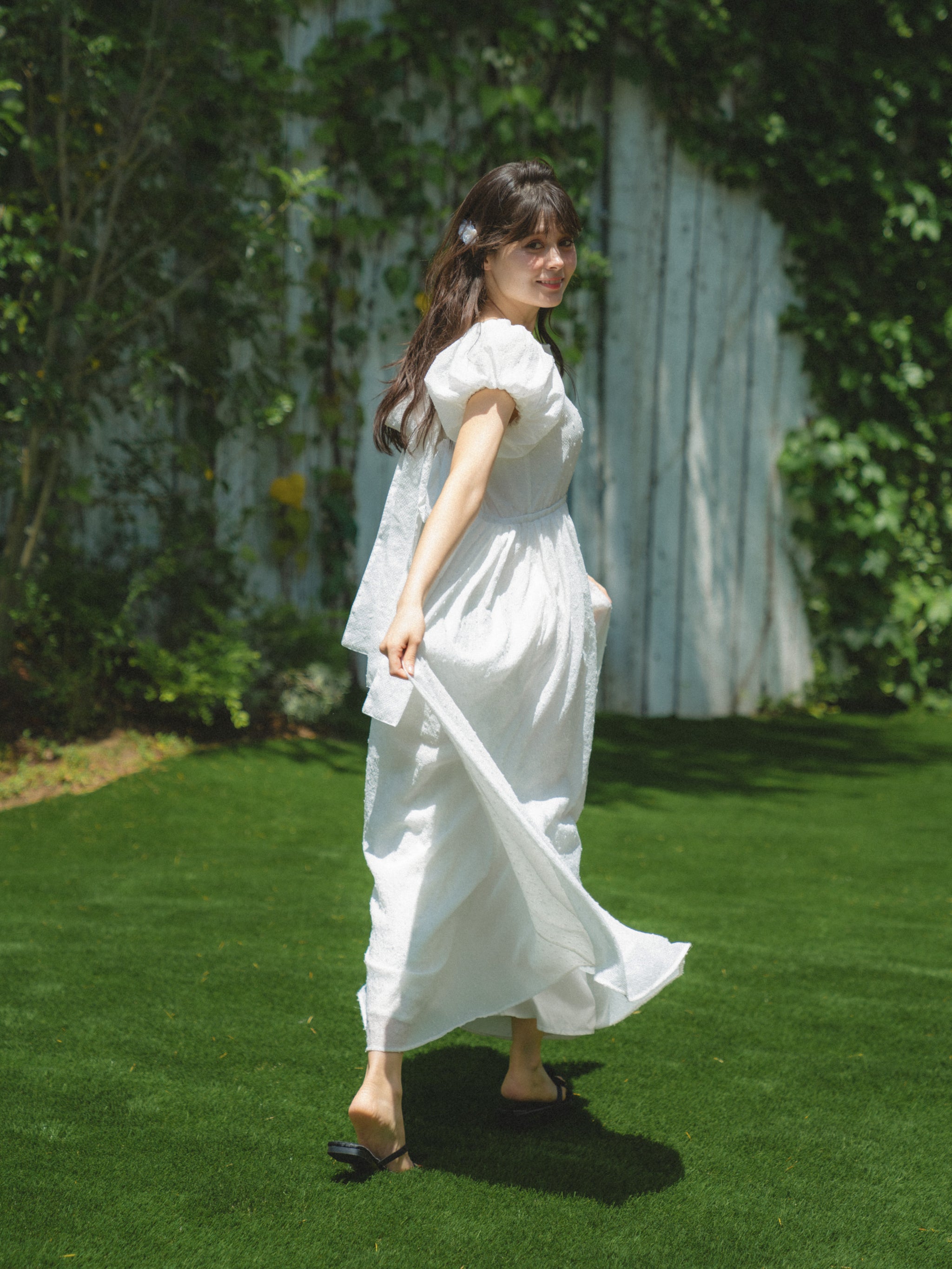 Big Ribbon Long Dress – ALLISON BROWN Big Ribbon Long Dress – ALLISON BROWN
