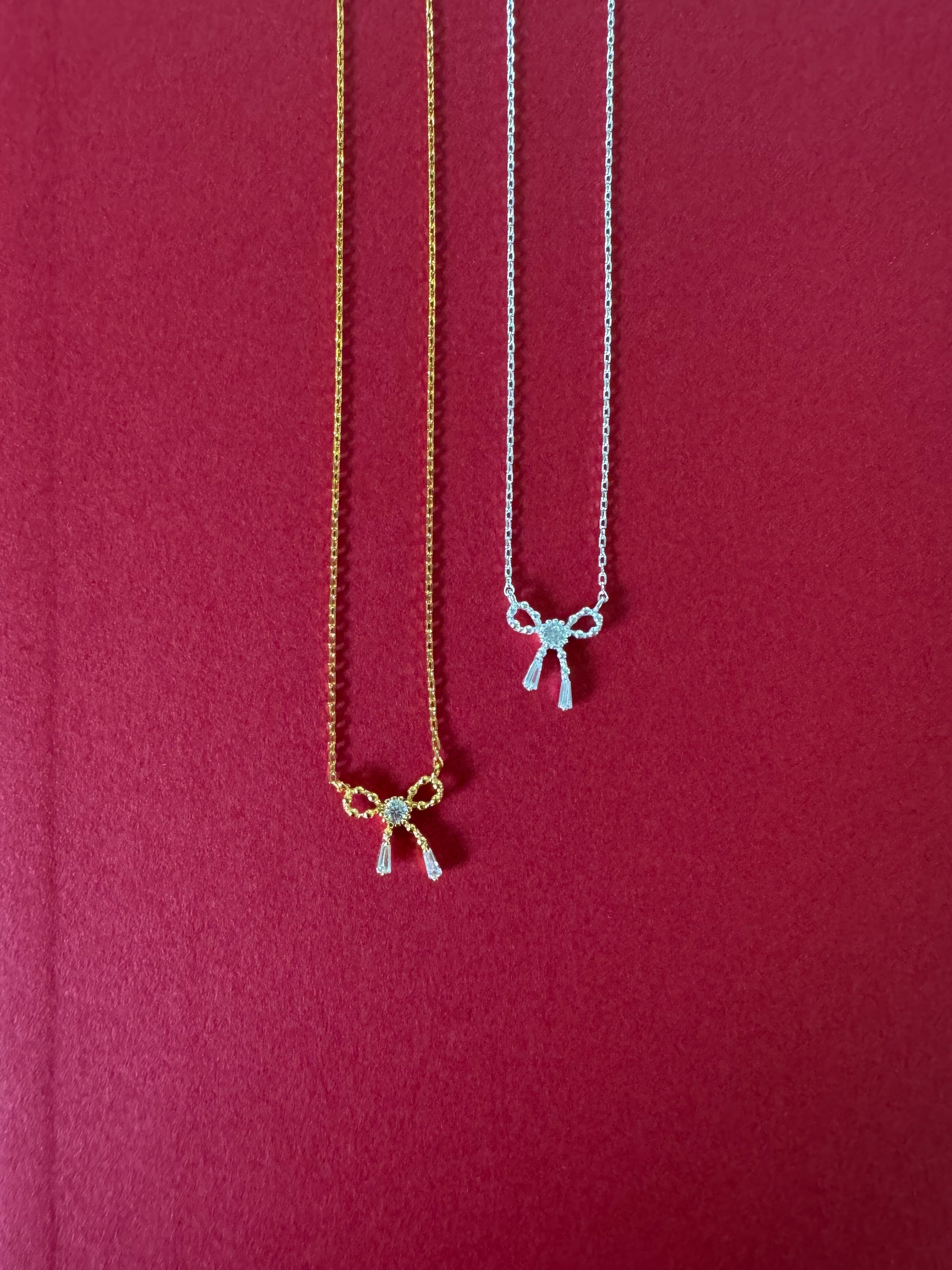 Point Stone Ribbon Necklace – ALLISON BROWN