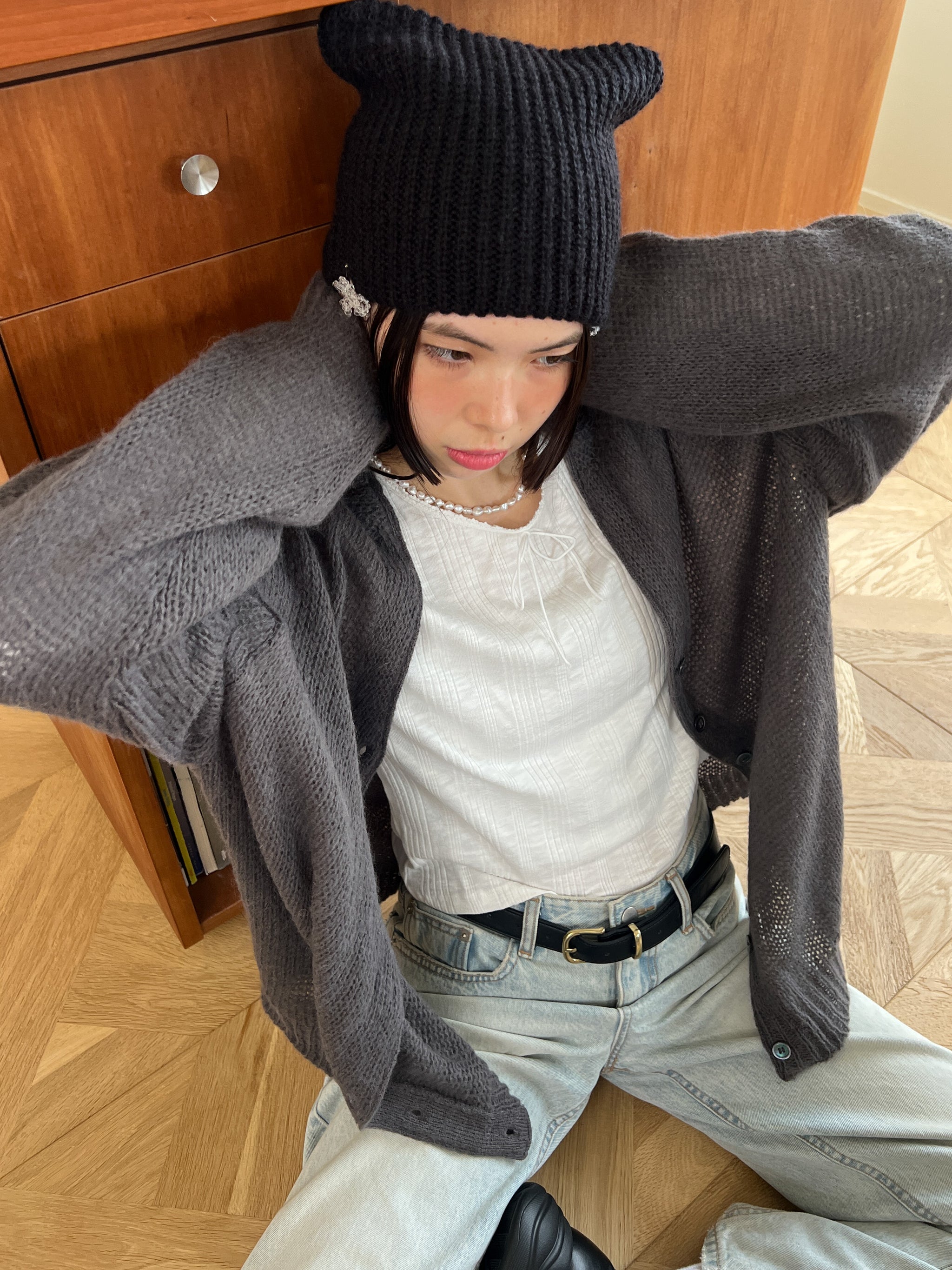 カタリストCATALIST CTLS黒 ニット帽 ビーニー Cat Beanie – ALLISON BROWN