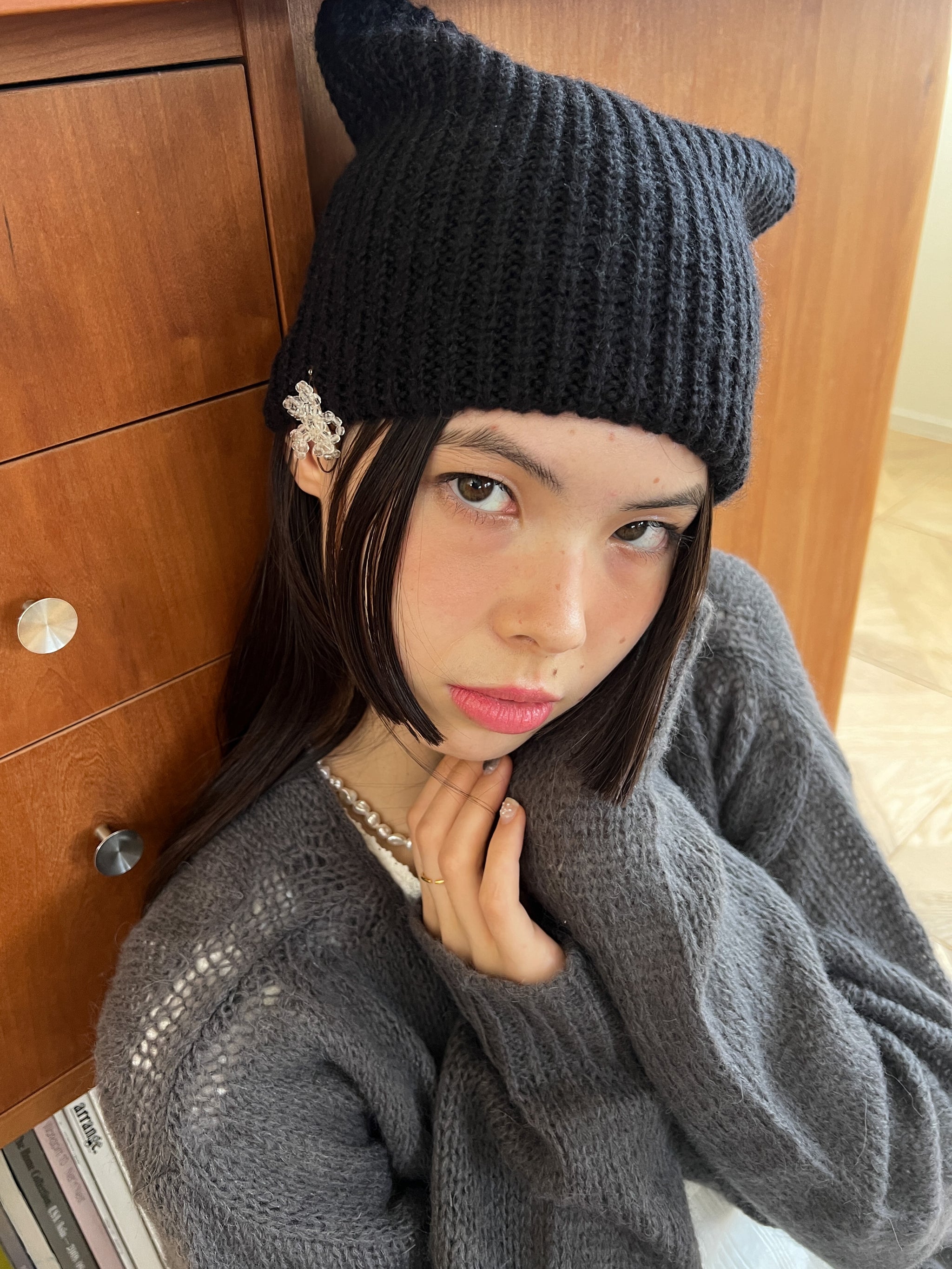 Cat Beanie – ALLISON BROWN