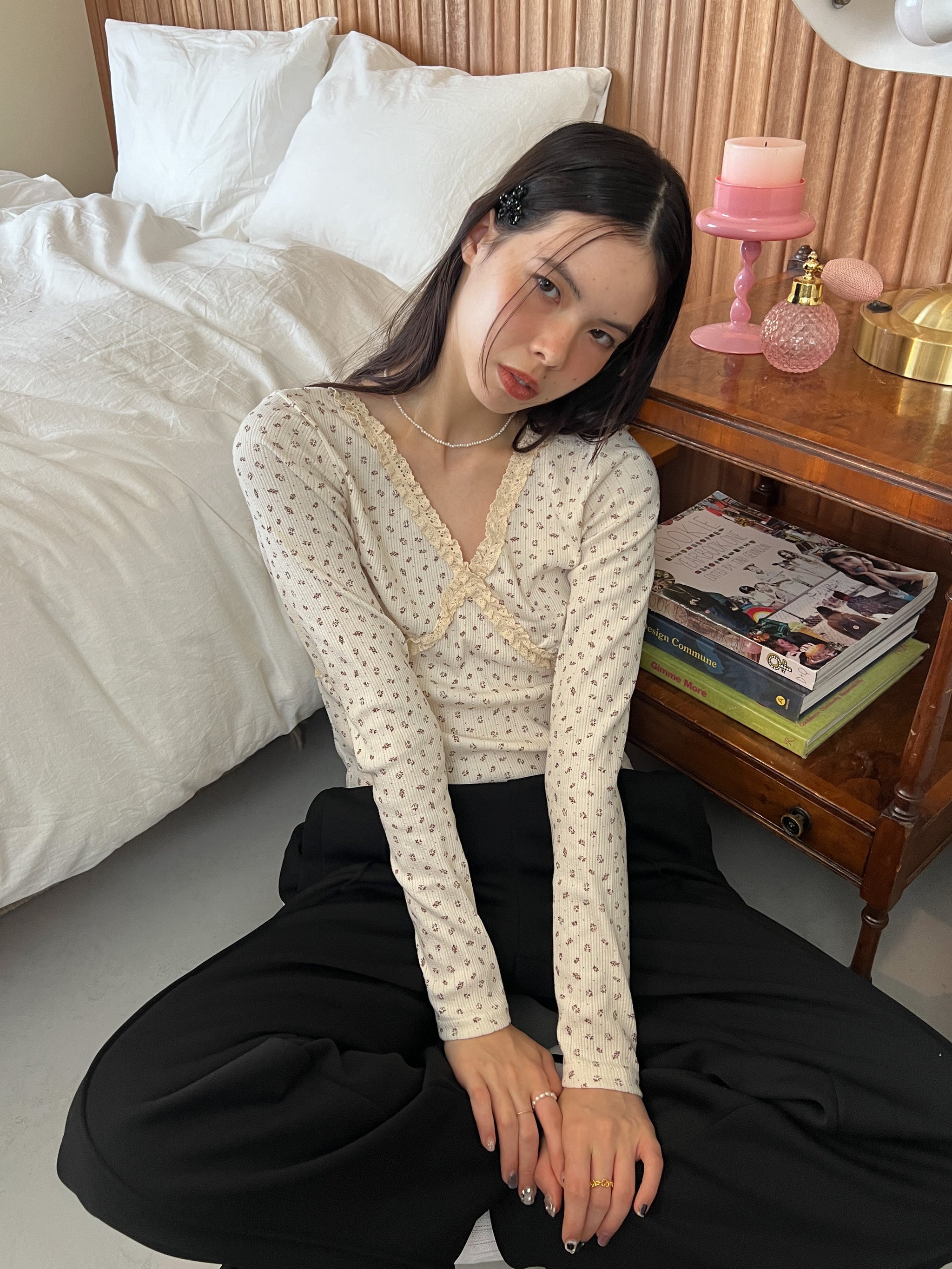 Autumn Flower Thermal Frill Top – ALLISON BROWN