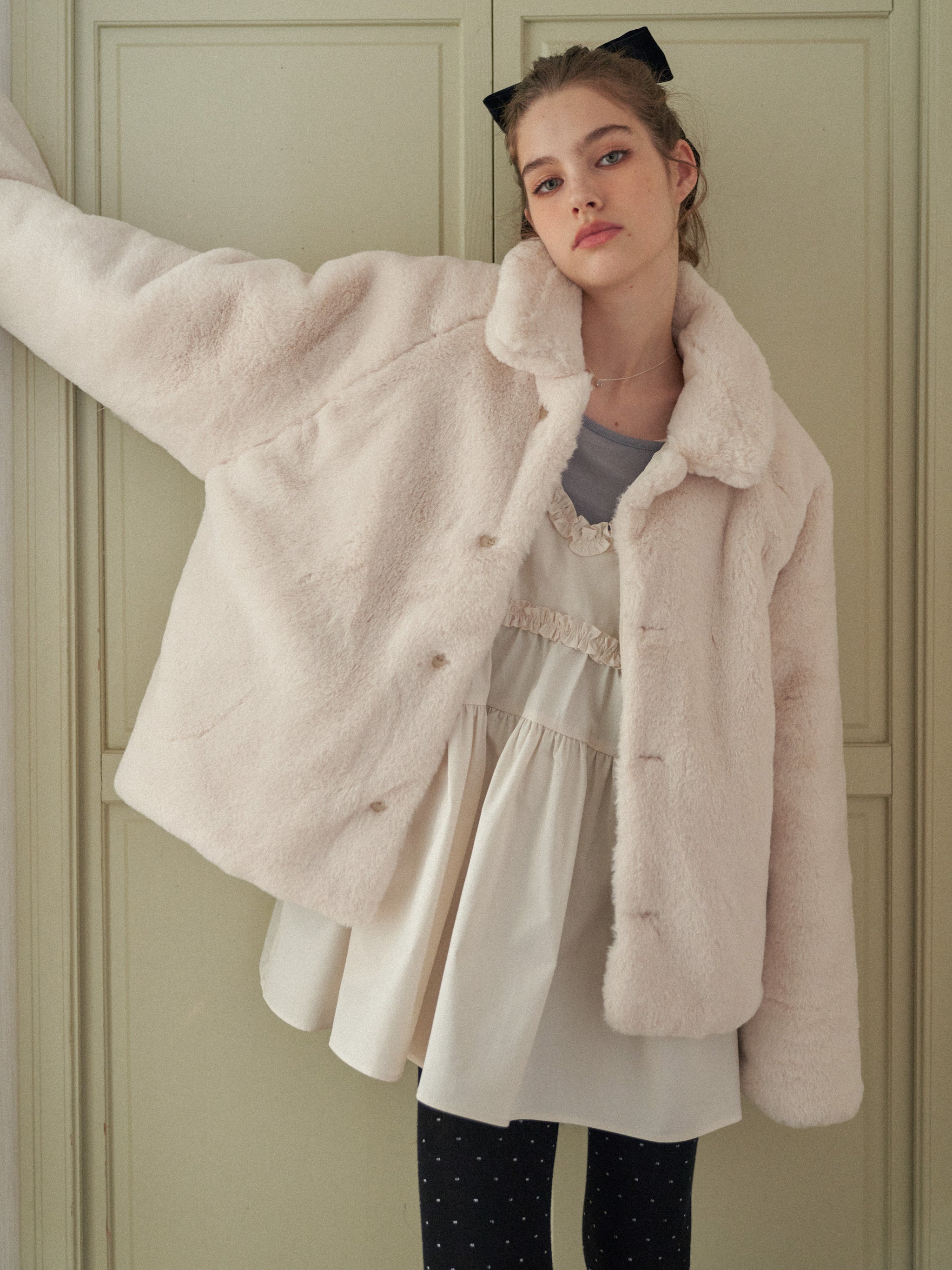 Fluffy Reversible Fur Coat – ALLISON BROWN