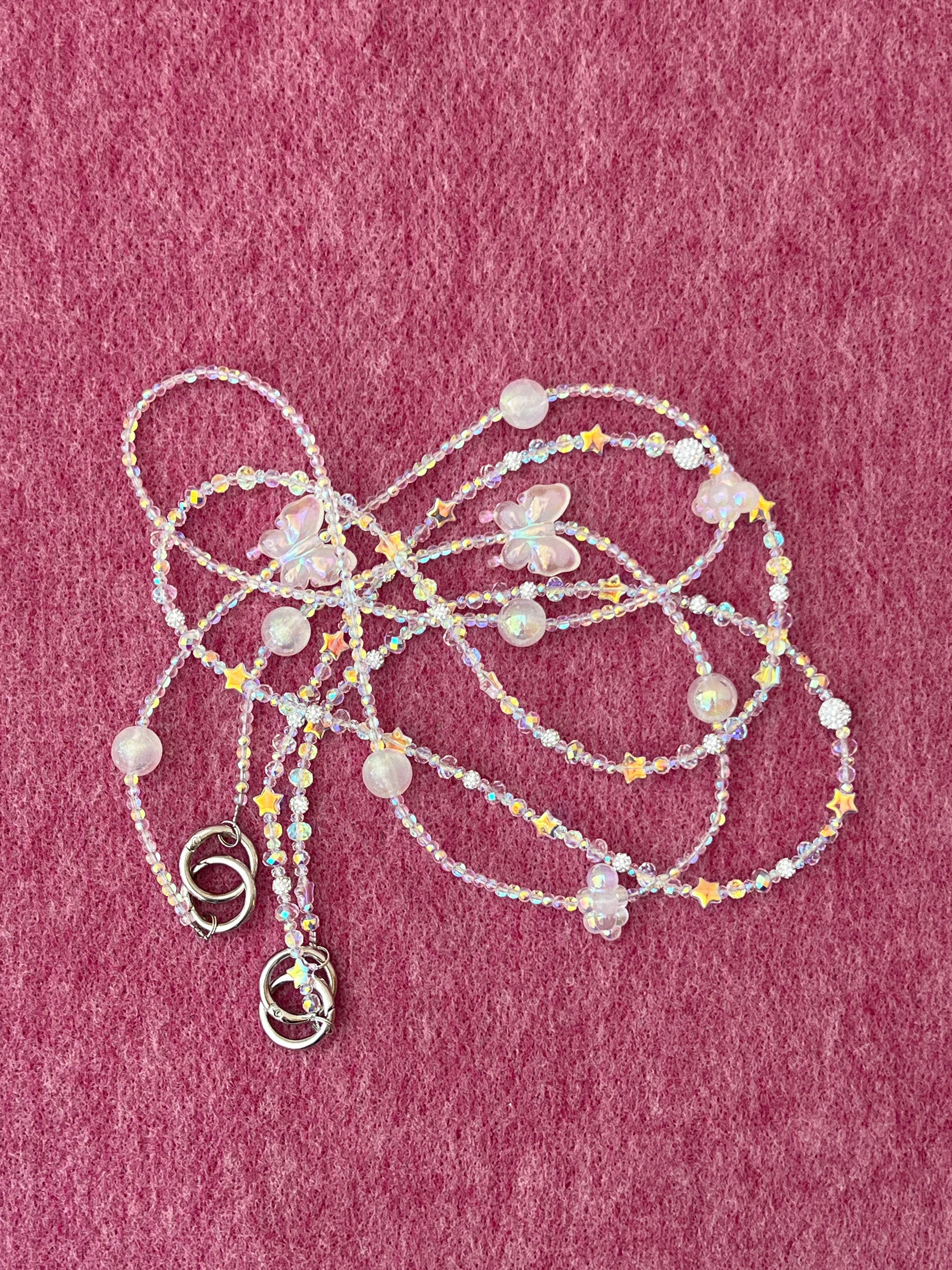 アリソンブラウン　PRETTY PHONE STRAP Twinkle Phone Shoulder Strap \u2013 ALLISON BROWN