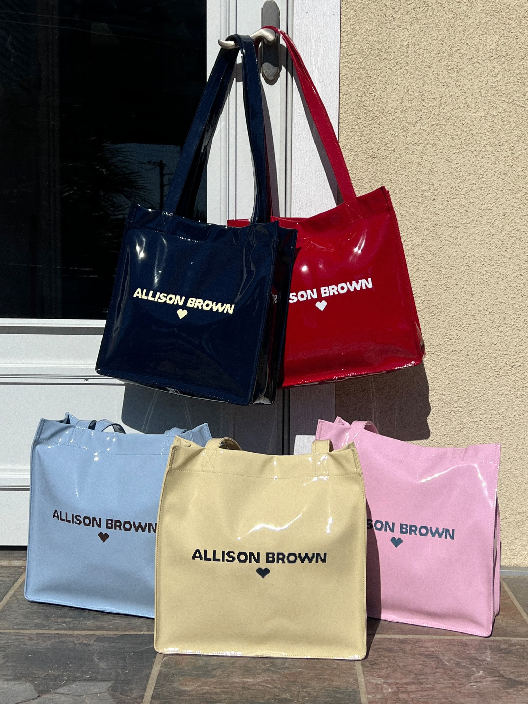 Beloved Patent Leather Tote Bag – ALLISON BROWN