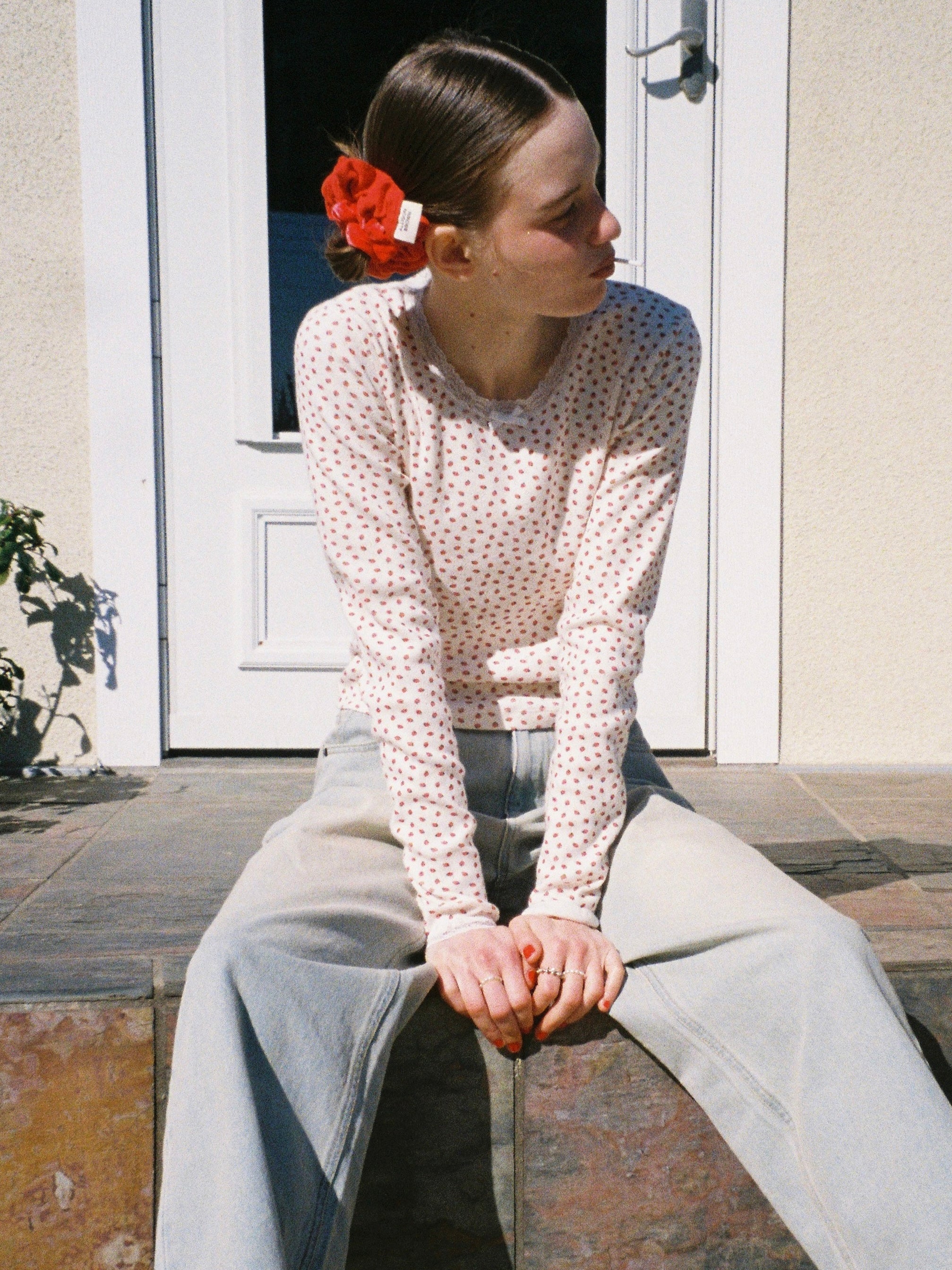 アリソンブラウン　LACE DESIGN DAILY TOP Lace Design Daily Top – ALLISON BROWN