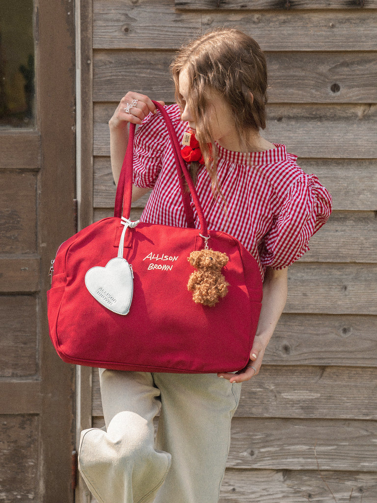 超人気 Canvas Holiday Bag BROWN ALLISON – バッグ
