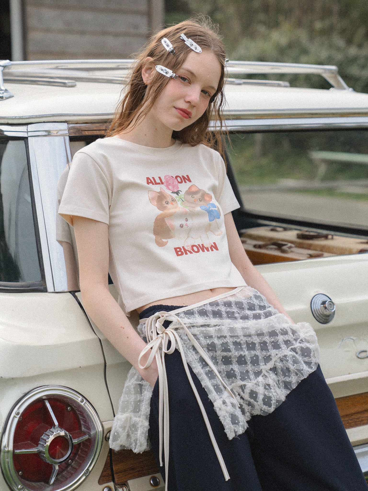 新品 アリソンブラウン キティちゃんとのコラボTシャツ - メルカリ