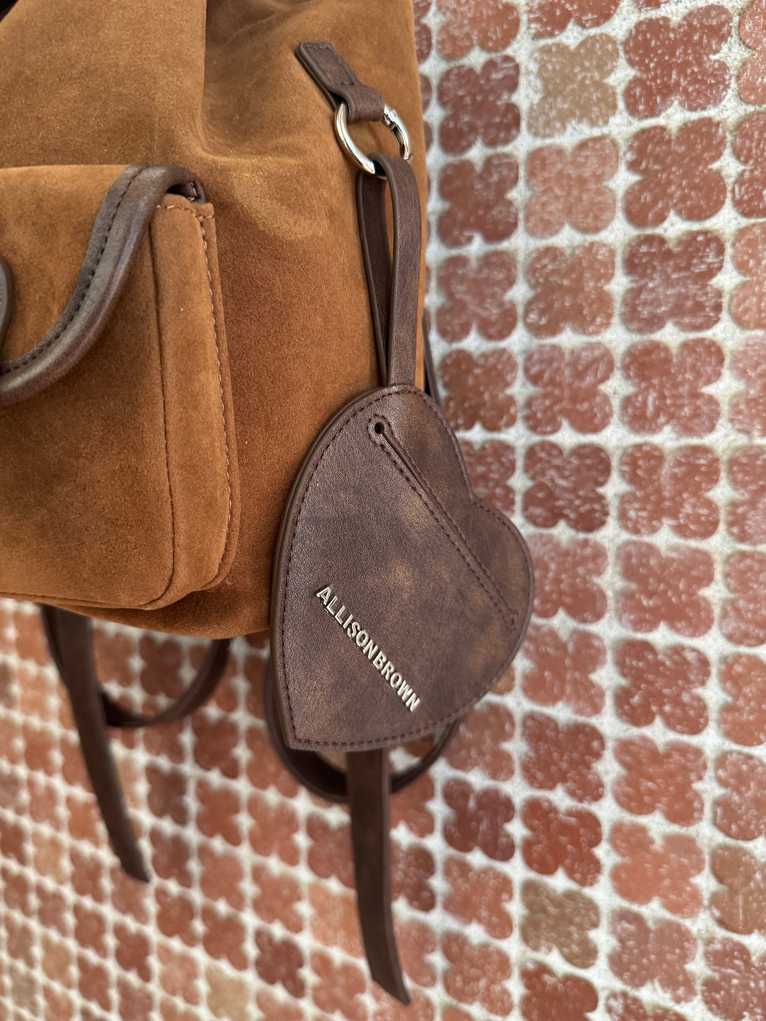 Brownie Suede Backpack – ALLISON BROWN