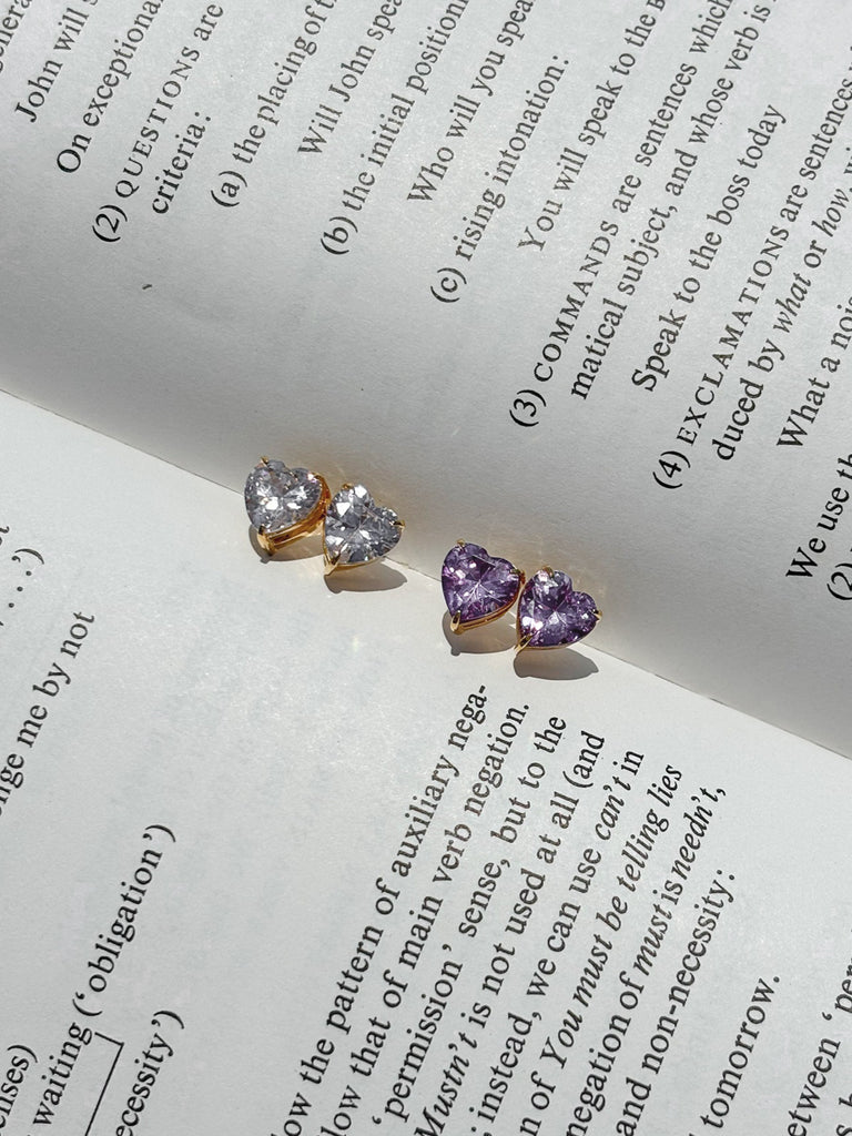 BROWN アクセ スモーキークォーツの軟骨ピアス│小さめの可愛らしいフラワー