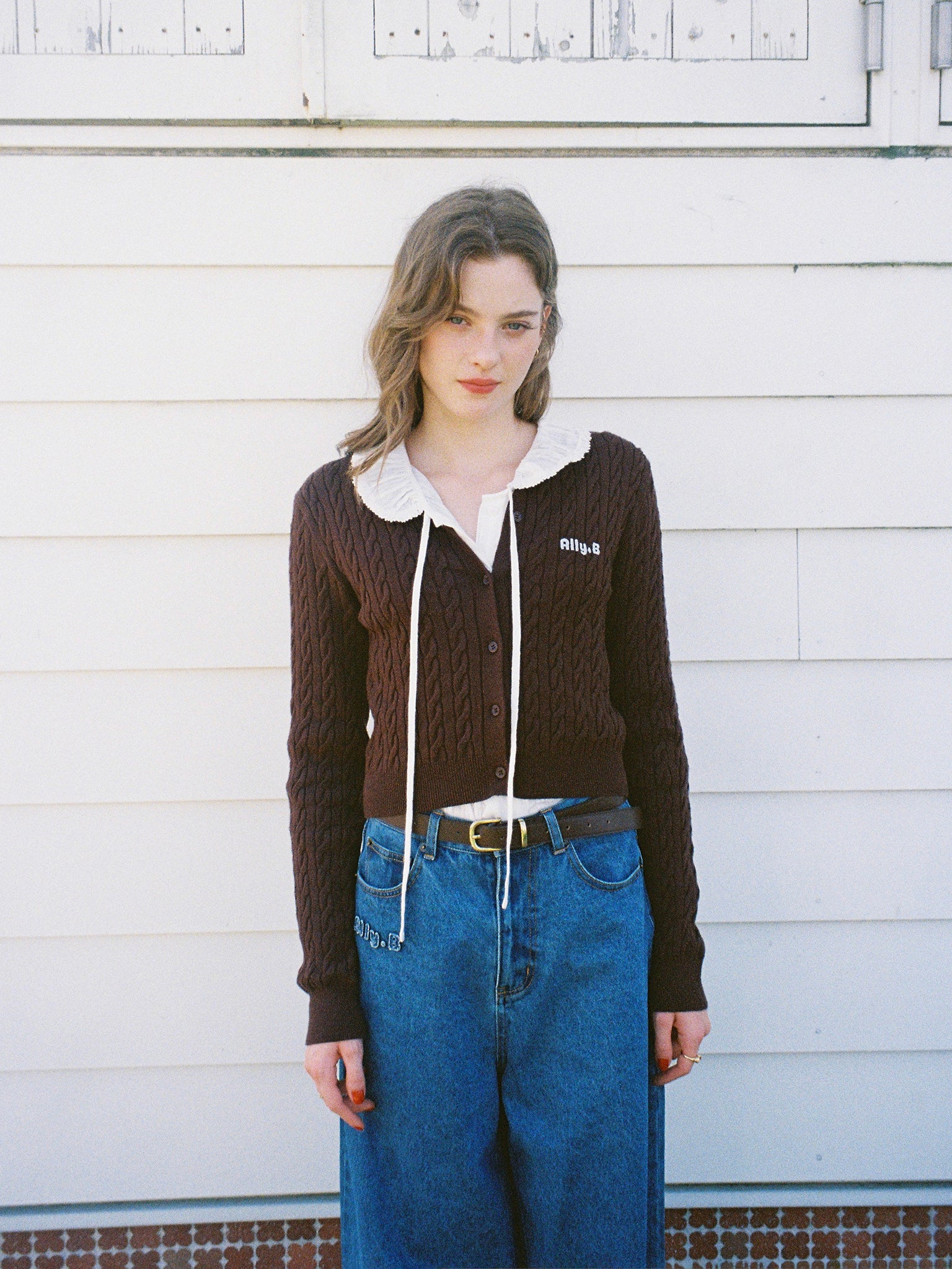 Ally.B Cable Knit Cardigan – ALLISON BROWN