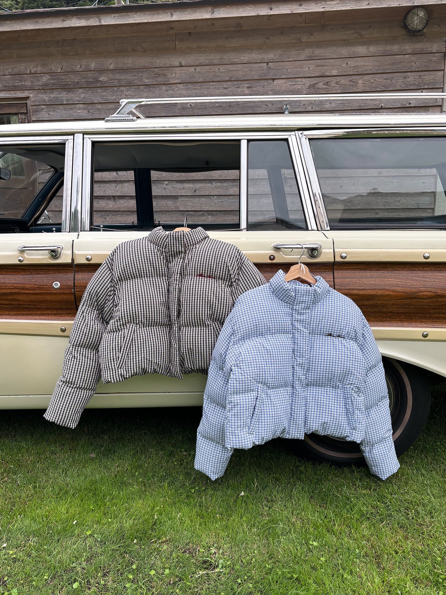 Cuddle Ginghamcheck Puffer Jacket – ALLISON BROWN