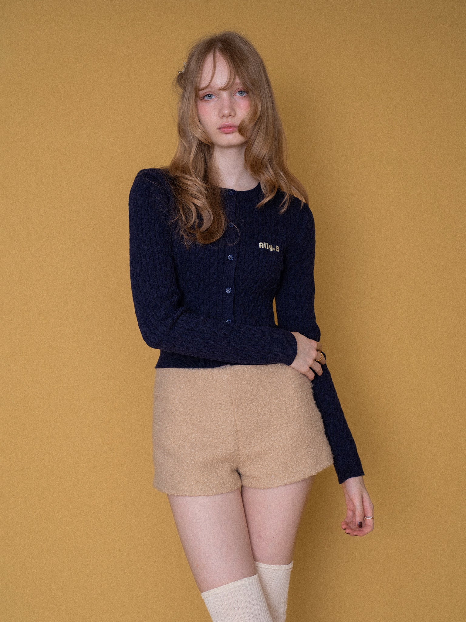 Ally.B Cable Knit Cardigan – ALLISON BROWN