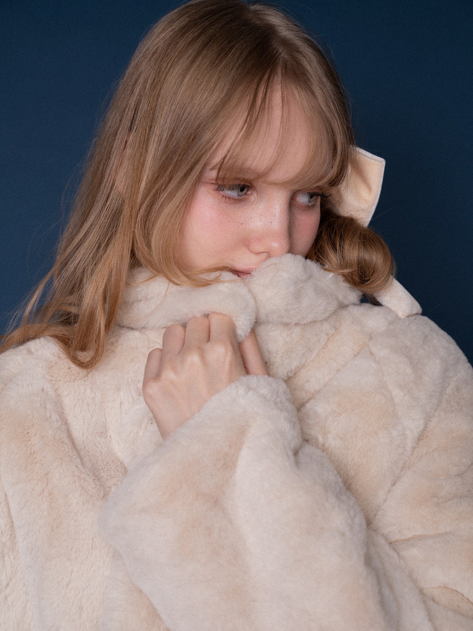 ☆ご予約品　 試着のみ 新品 ハウント FAUX FUR COAT Lorax Cow Faux Fur Jacket | Jaded London | Clothing