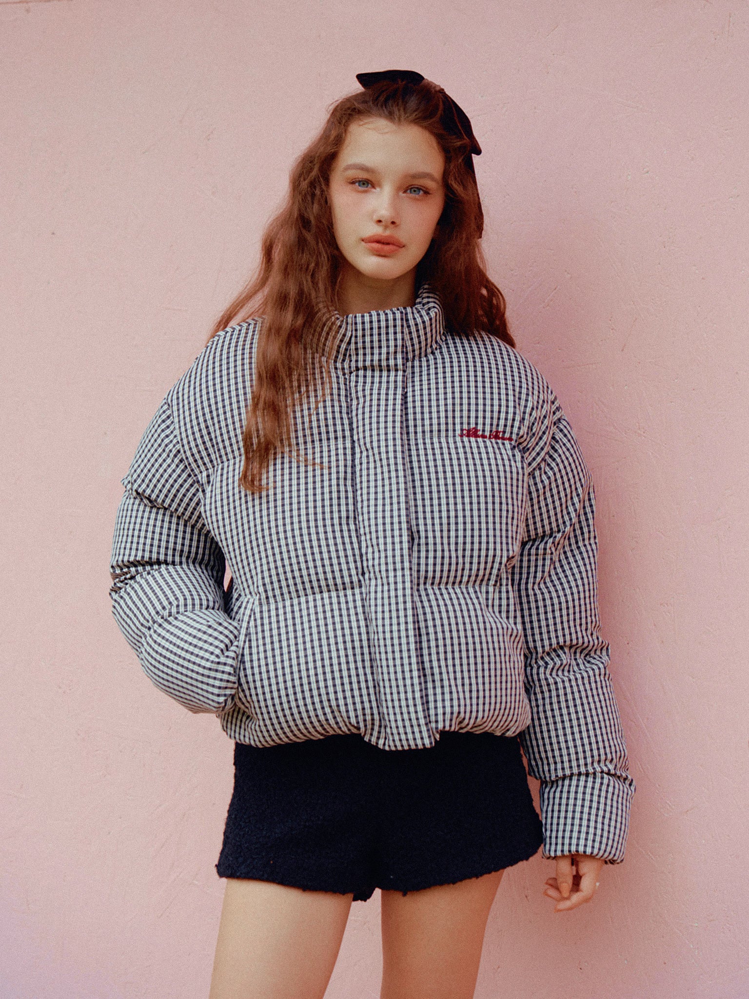 Cuddle Ginghamcheck Puffer Jacket – ALLISON BROWN