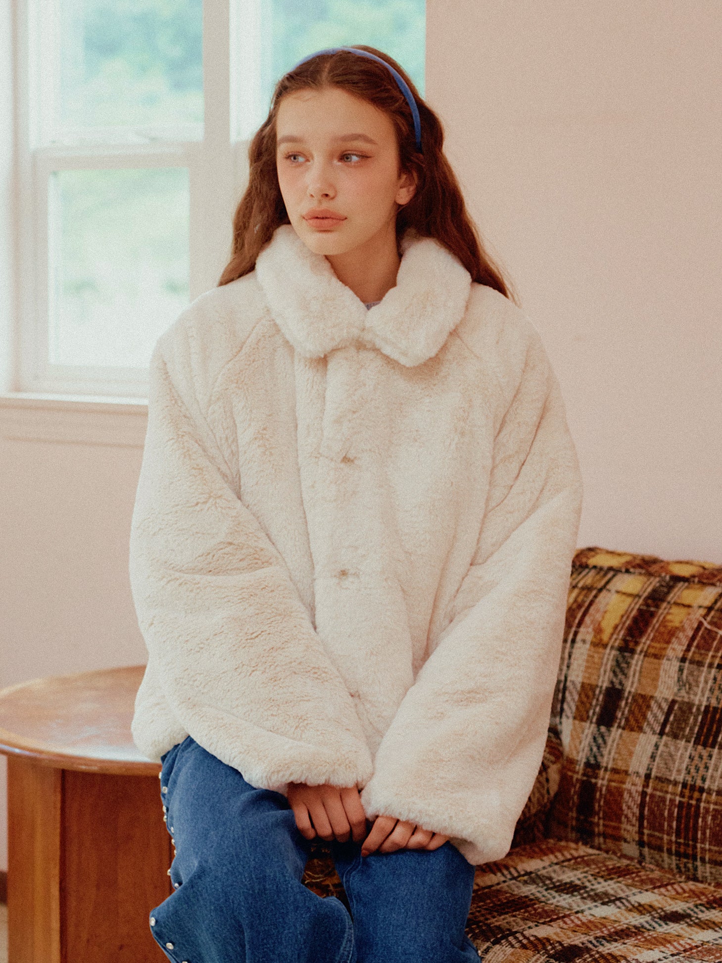 Fluffy Reversible Fur Coat – ALLISON BROWN