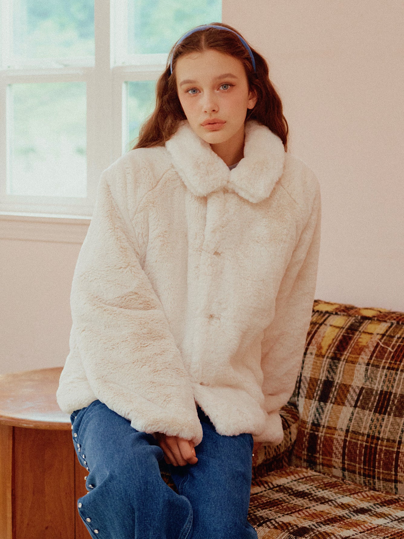 Fluffy Reversible Fur Coat – ALLISON BROWN