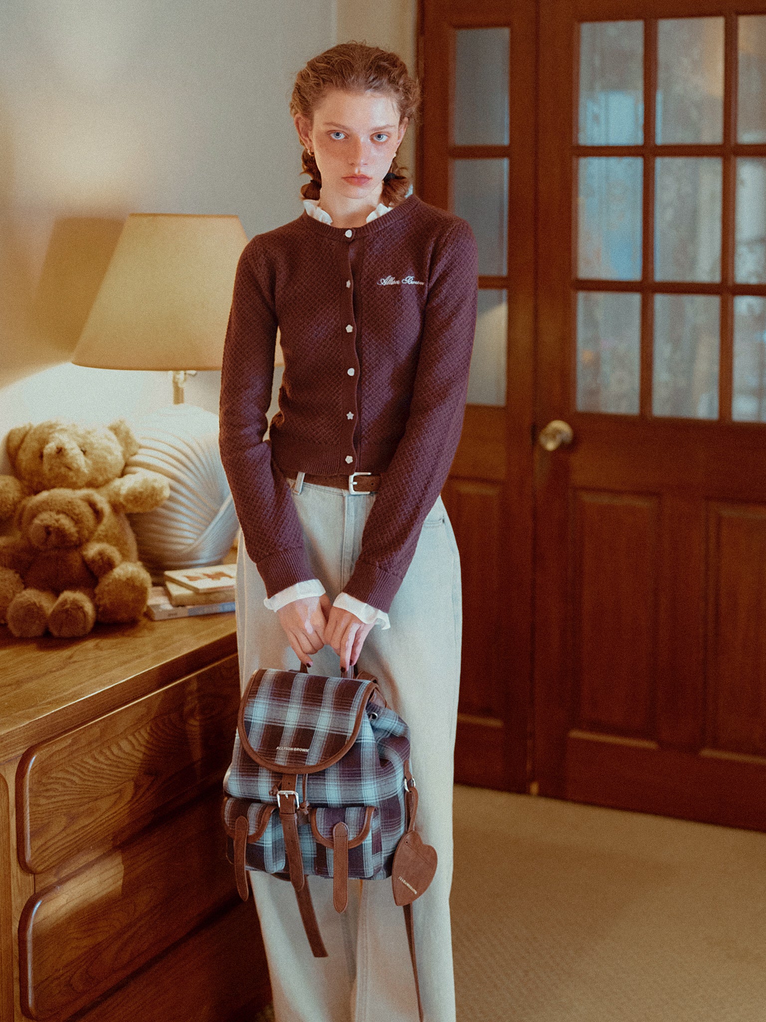 Everyday Check Backpack – ALLISON BROWN