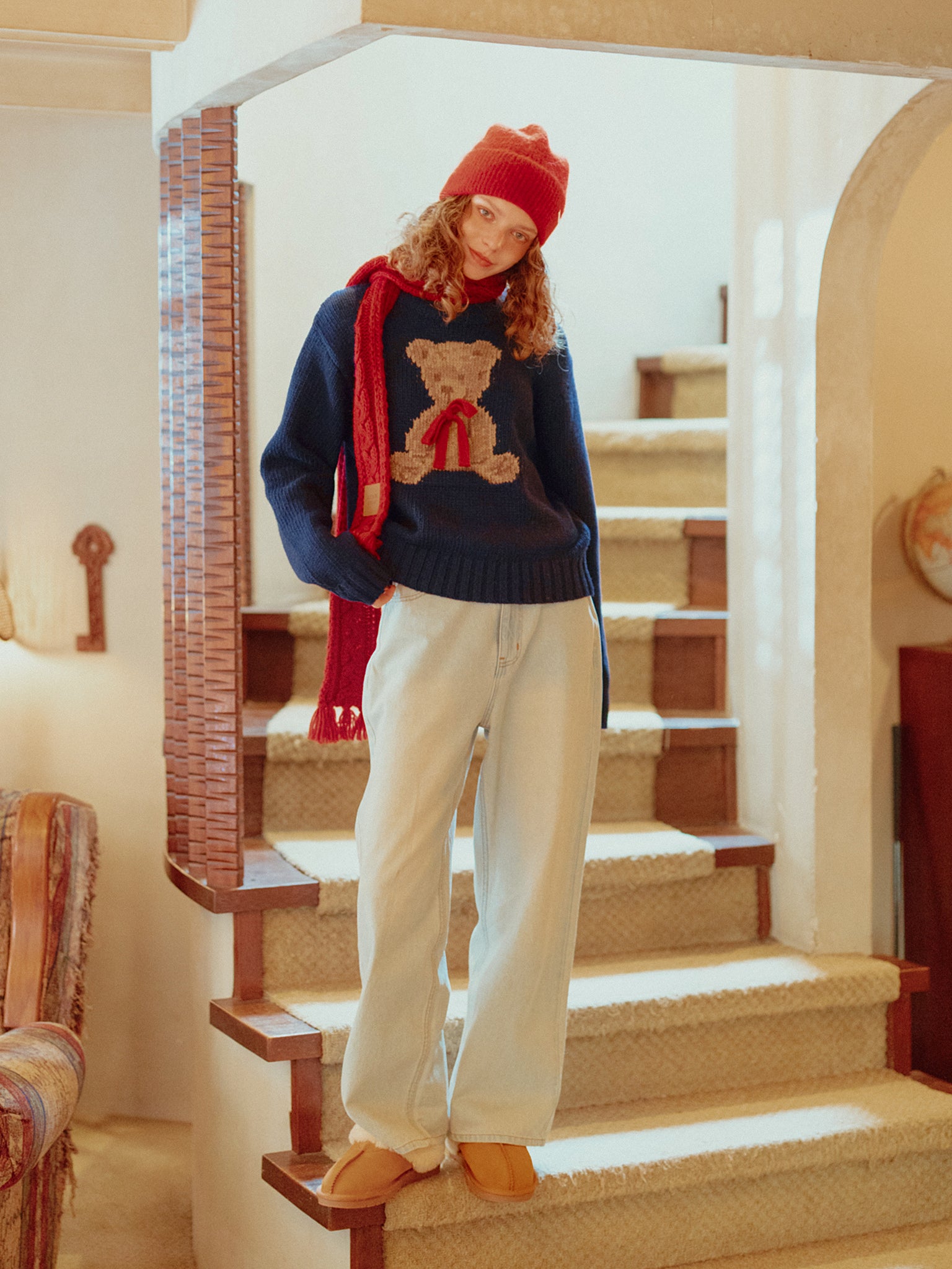 Warm Hug Bear Knit Top – ALLISON BROWN