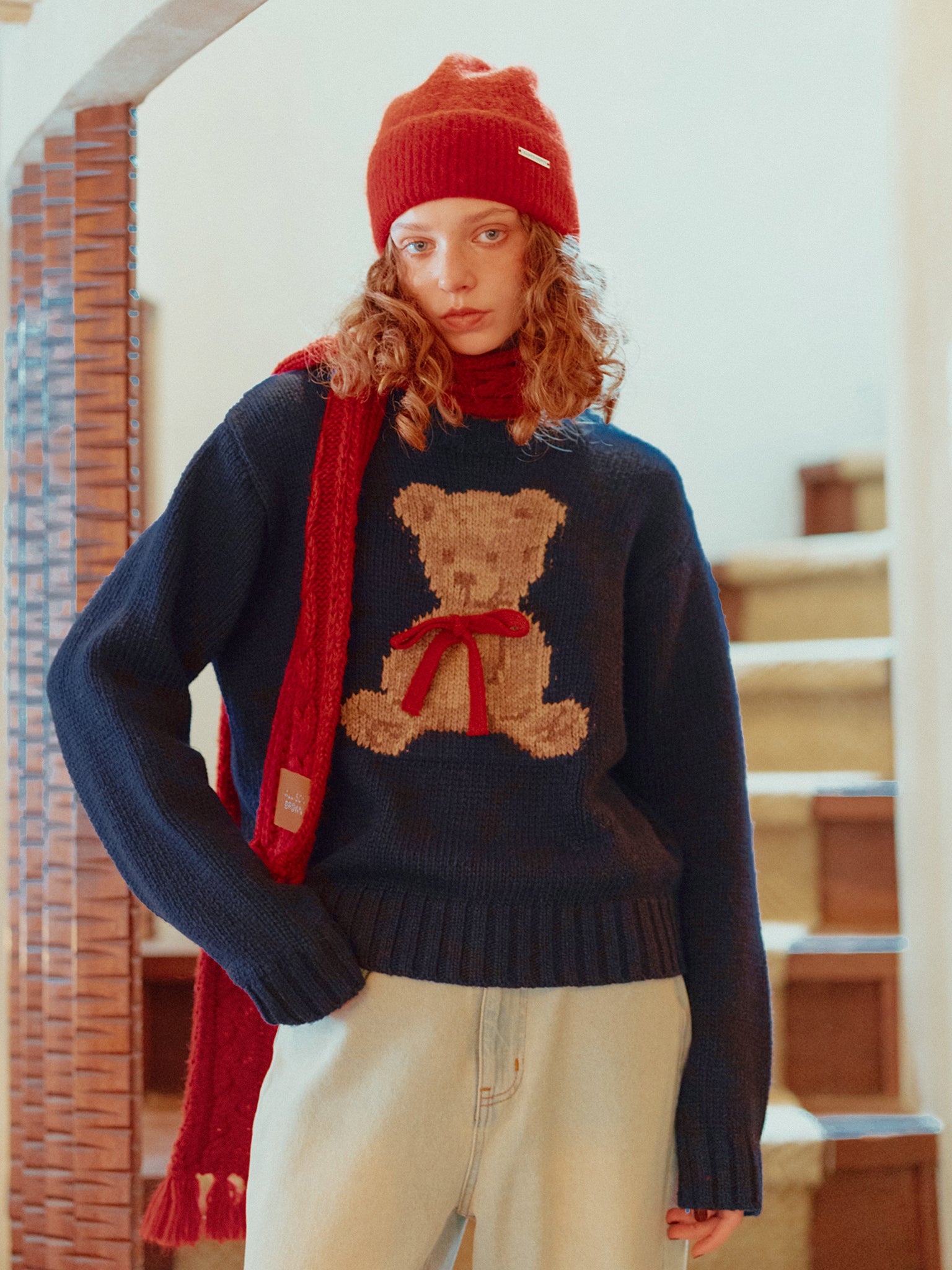 ALLISON BROWN 馬柄 カーディガン ニット ALLISON BROWN – Knit