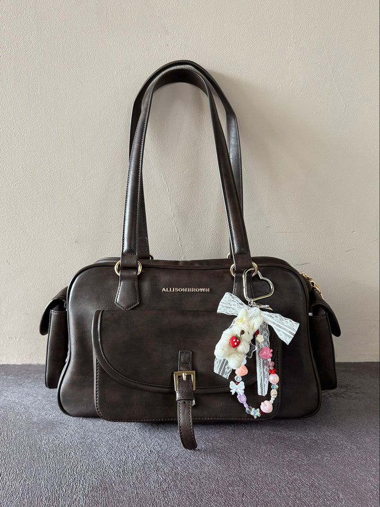 Everyday Ginghamcheck Shoulder Bag-size chart – ALLISON BROWN