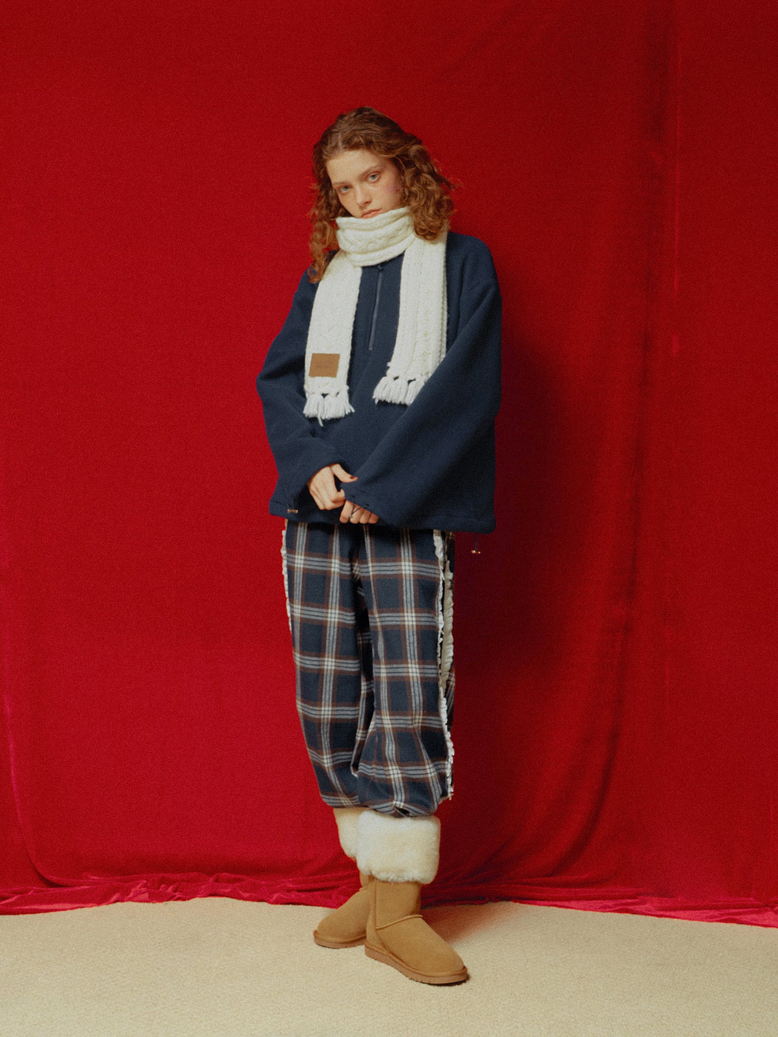 Check Frill Easy Pants – ALLISON BROWN