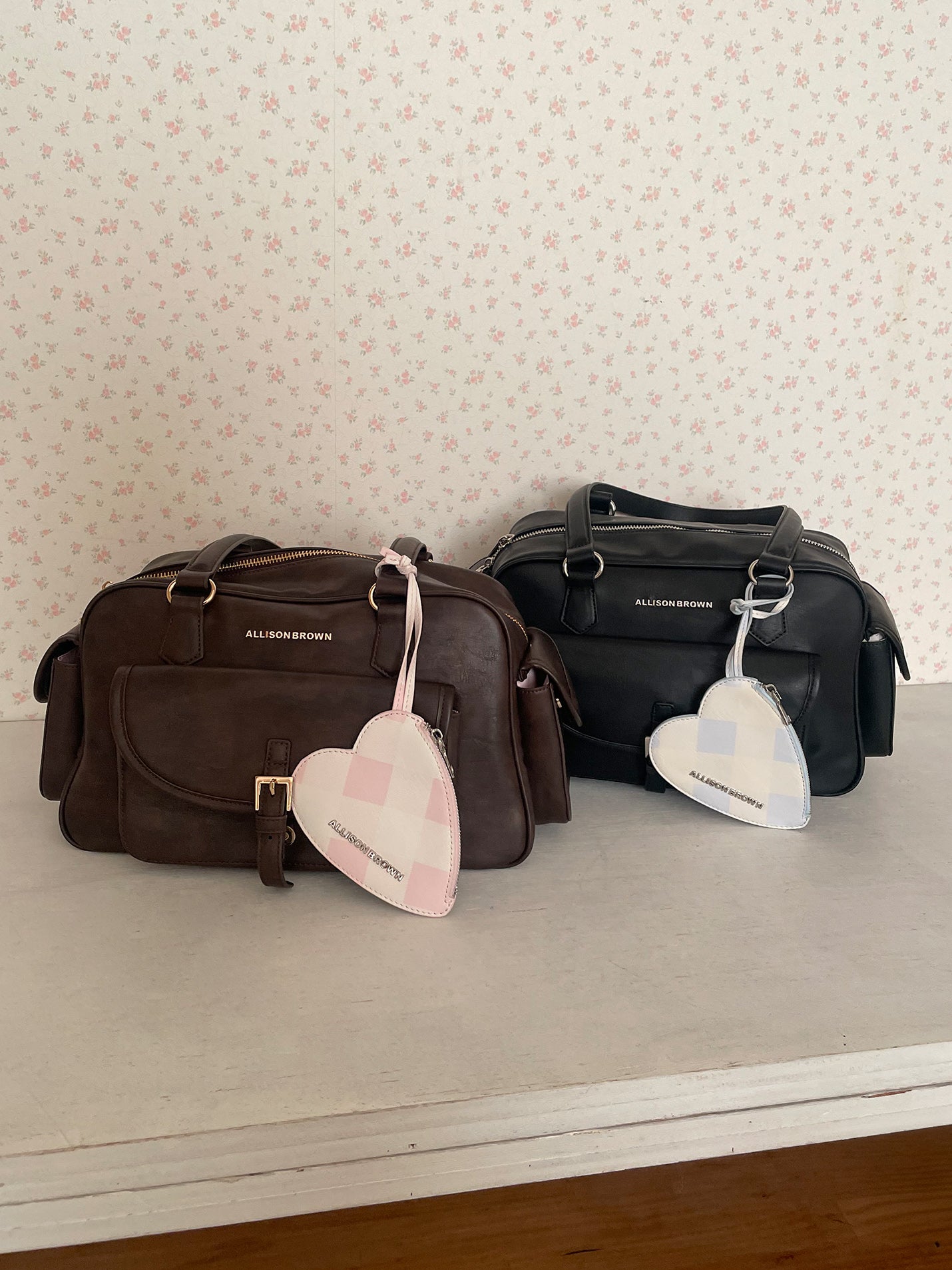 アリソンブラウン新品未使用Love somebowcamisole ネイビー Lovely Mini Heart Check Pouch – ALLISON BROWN
