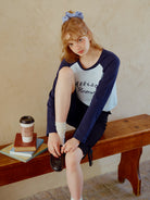 Baby Blue×Navy