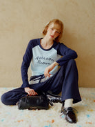 Baby Blue×Navy