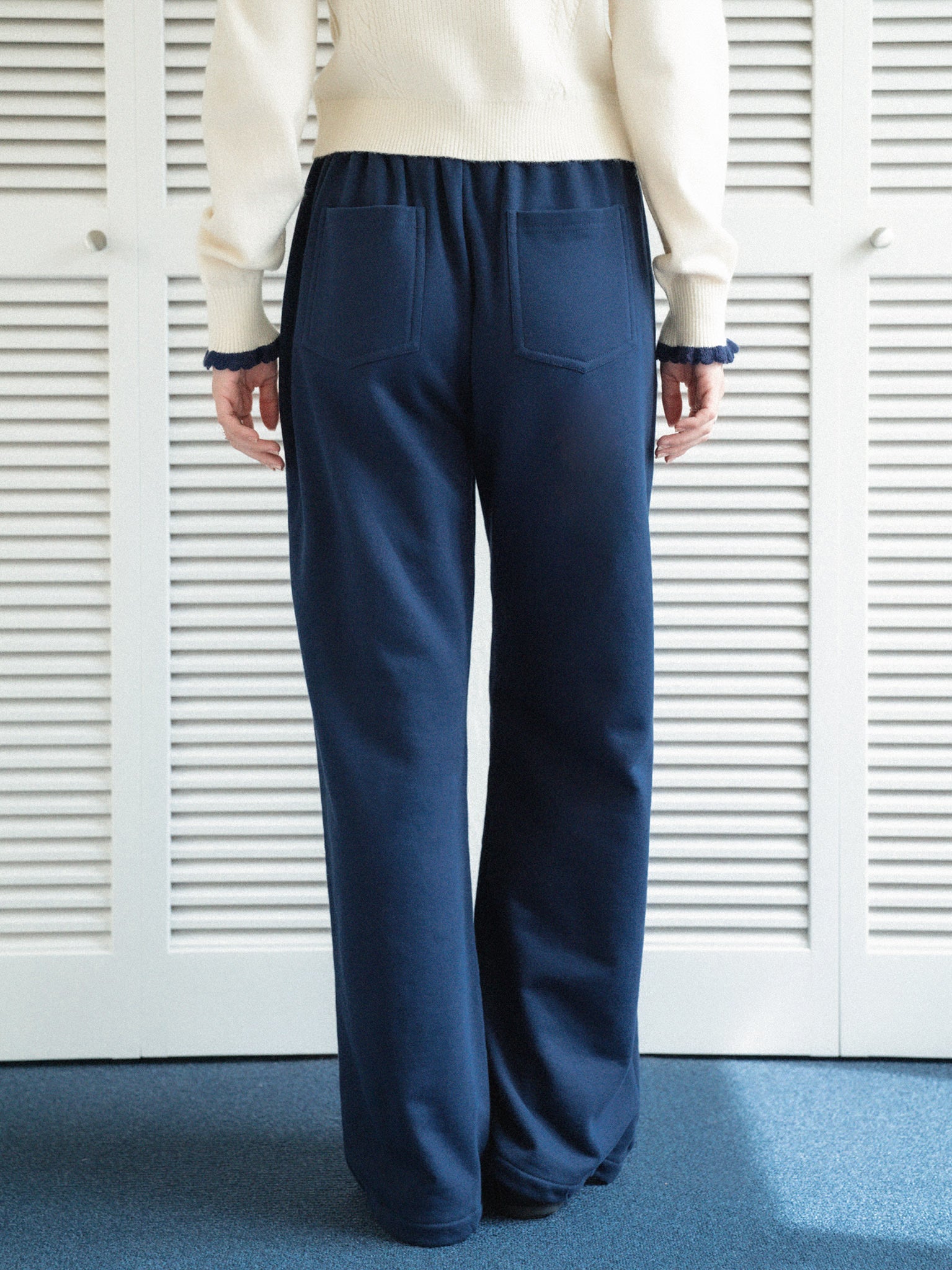 Cozy Wide Straight Sweat Pants – ALLISON BROWN